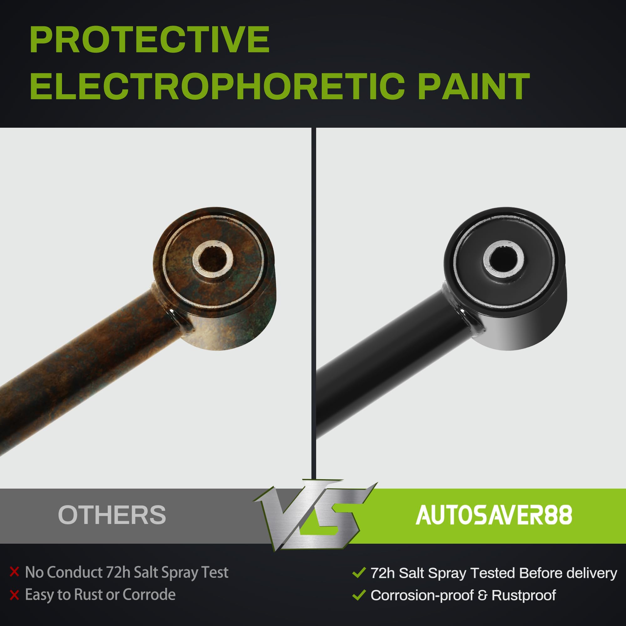 Autosaver88 Rear Lower Control Arm Compatible With 04-07 Buick Rainier,02-09 Chevy Trailblazer,Gmc Envoy,03-08 Isuzu Ascender,03