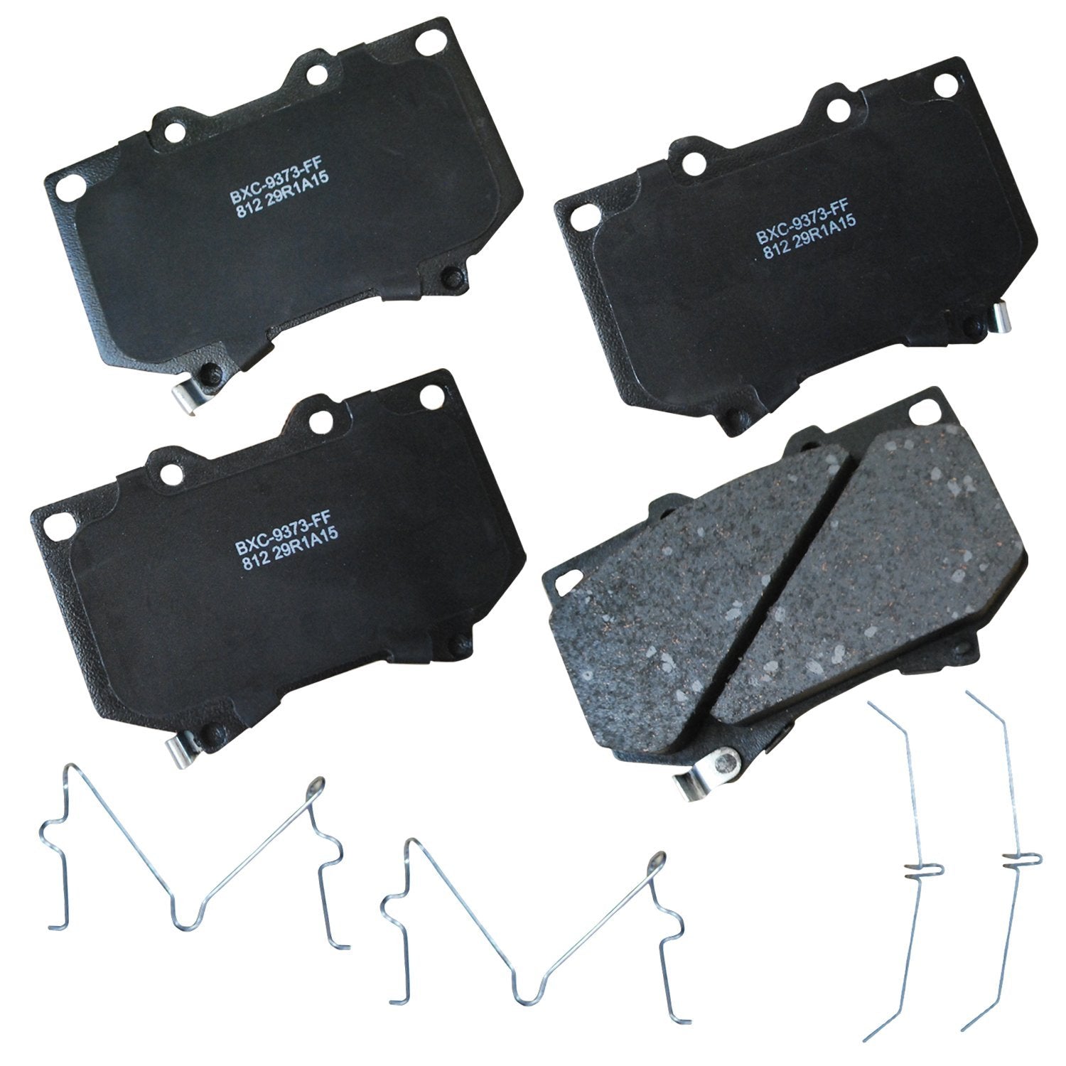Bendix Premium Sbc812 Ceramic Front Brake Pads For Toyota Sequoia 2007-2001, Tundra 2003-2000