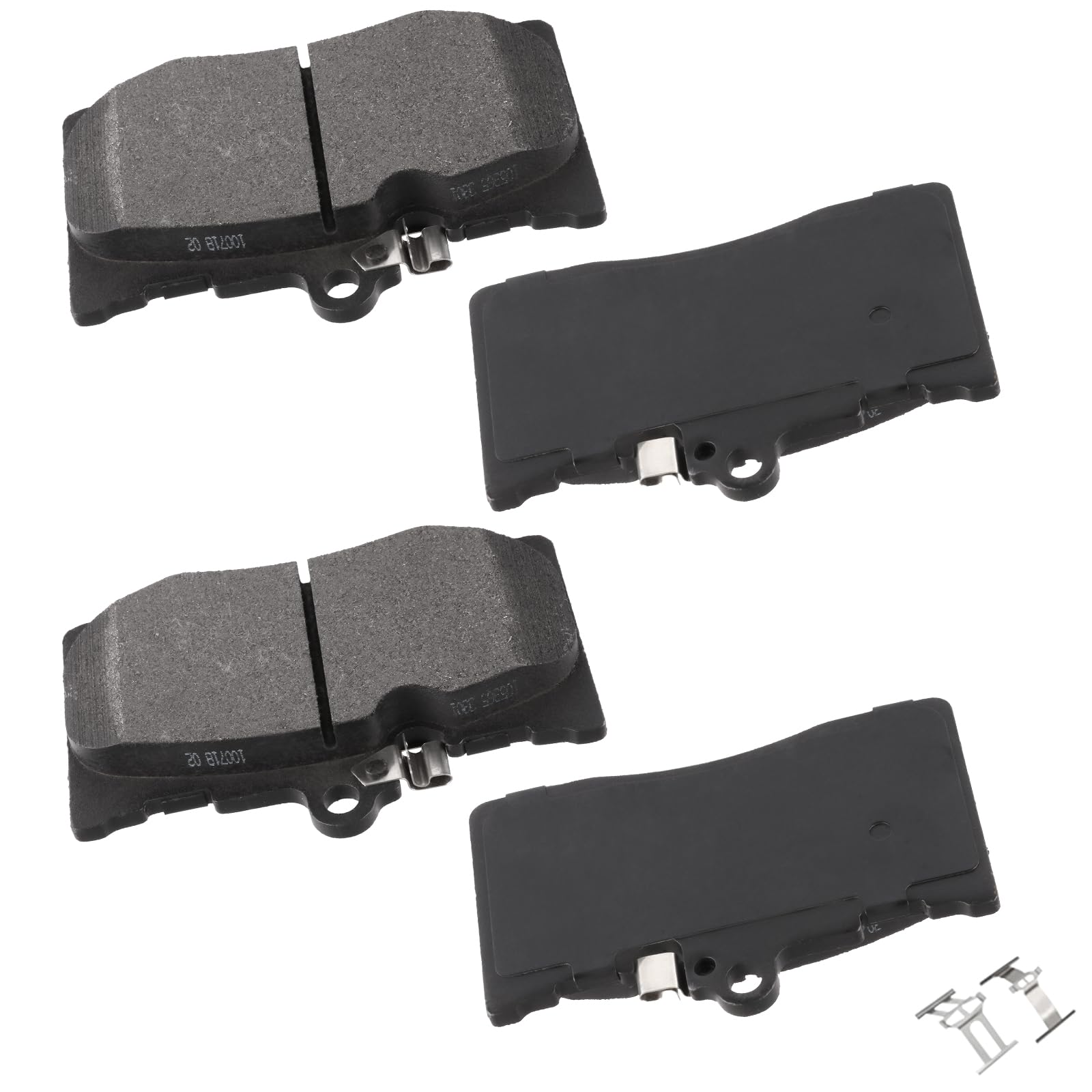 Cciyu D1118 Professional Ceramic Front Brake Pads Set Fit For Lexus Gs Turbo,Gs0T,Gs350,Gs430,Gs450H,Gs460,Is Turbo,Is0T,Is25,Is