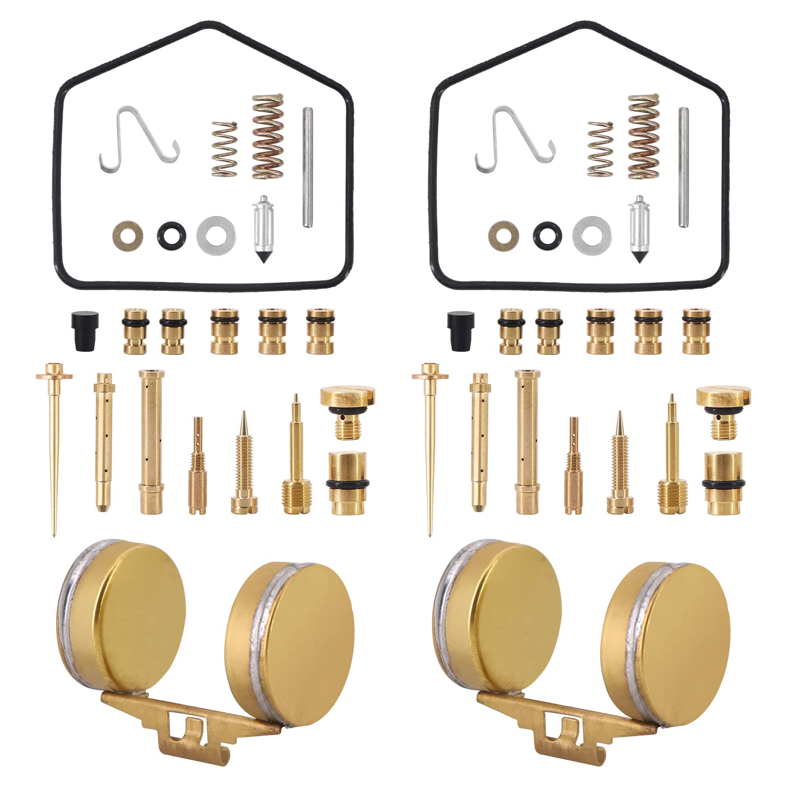 Kipa Carburetor Rebuild Repair Kit With Float Replace For 1970-1973 Cb350 Cl350 Twins, Carb # 3D, 722A, 726A & 728A On Engine Nu