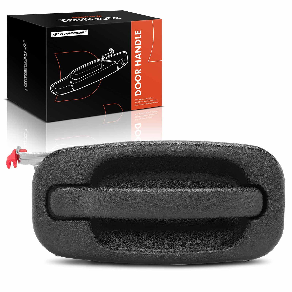 A-Premium - Rear Right Passenger Side Exterior Door Handle - Compatible with Chevy Silverado 1500 2500 3500, Tahoe, Avalanche, S