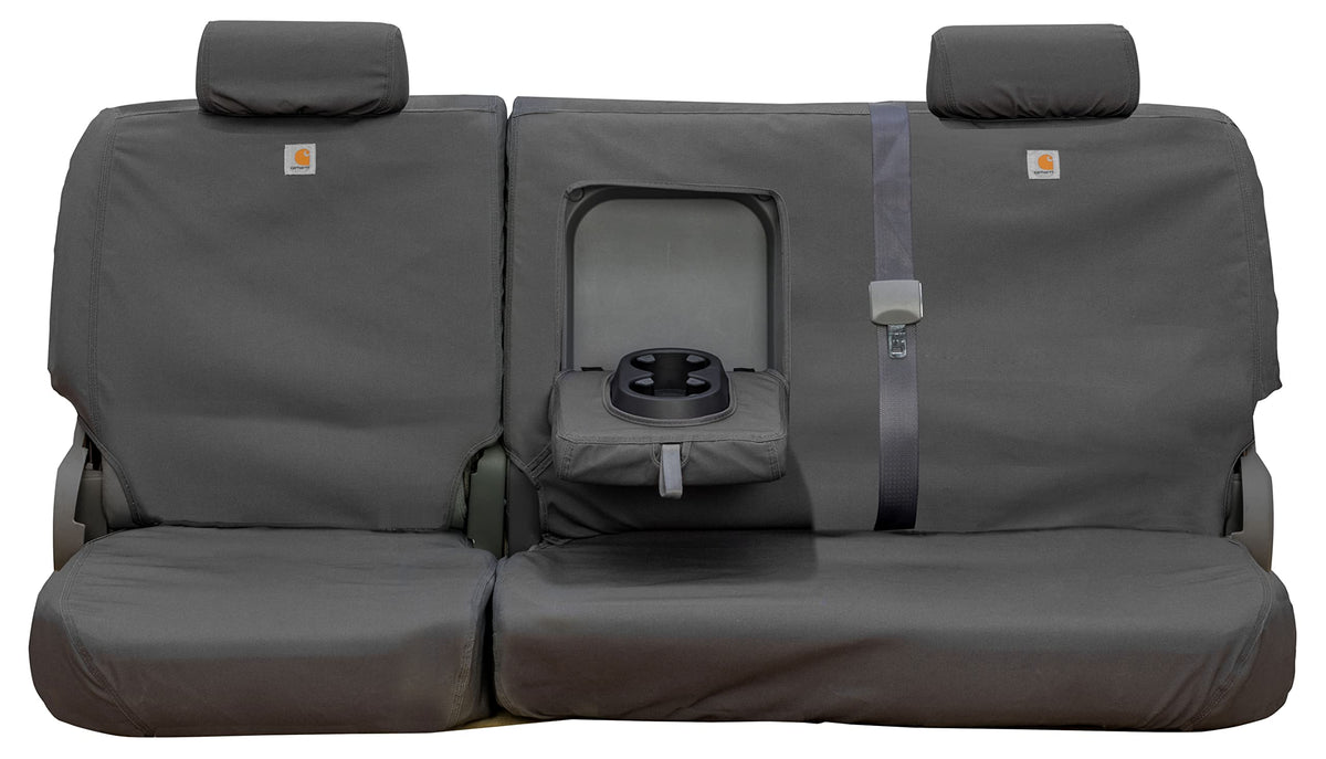Covercraft Carhartt Seatsaver Custom Seat Covers | Ssc8375Cagy | 2Nd Row 60/40 Bench Seat | Compatible With Select Chevrolet Sil
