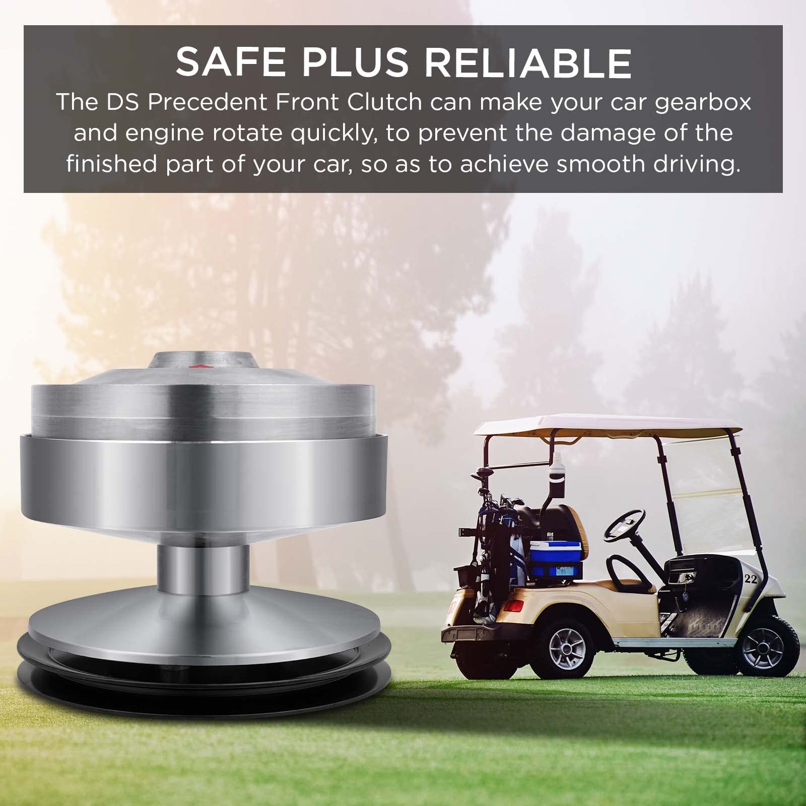 Cxrcy Club Car Gas Golf Cart Drive Clutch Ds Precedent Primary Clutch Dry Centrifugal Clutch Compatible With Max 5000 R.P.M Replace Nivel 5700/Cp0020 (1997-2015)