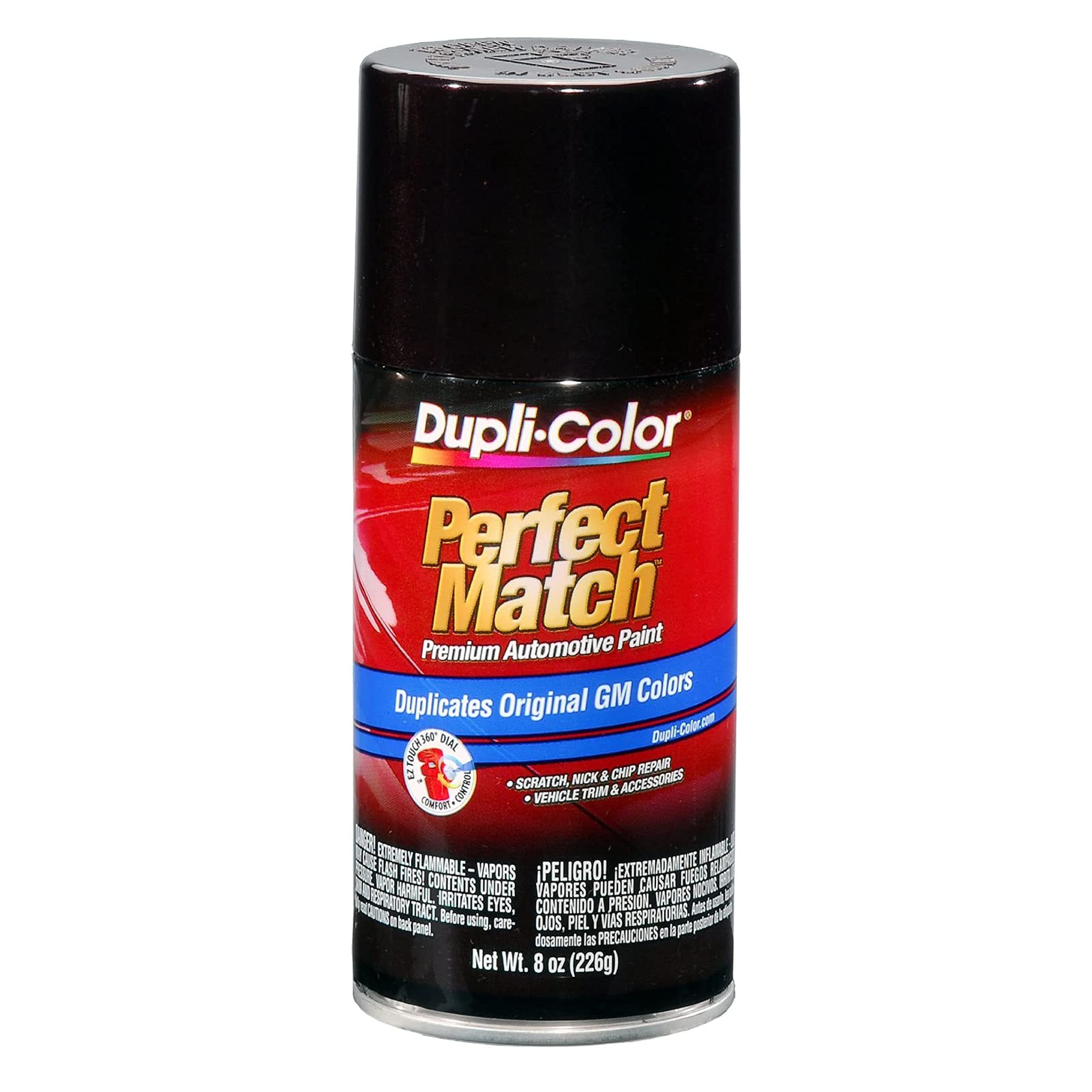 Dupli-Color Ebgm04497 Perfect Match Automotive Spray Paint - General Motors Dark Cherry Metallic, 77 Wa9800 - 8 Oz. Aerosol Can