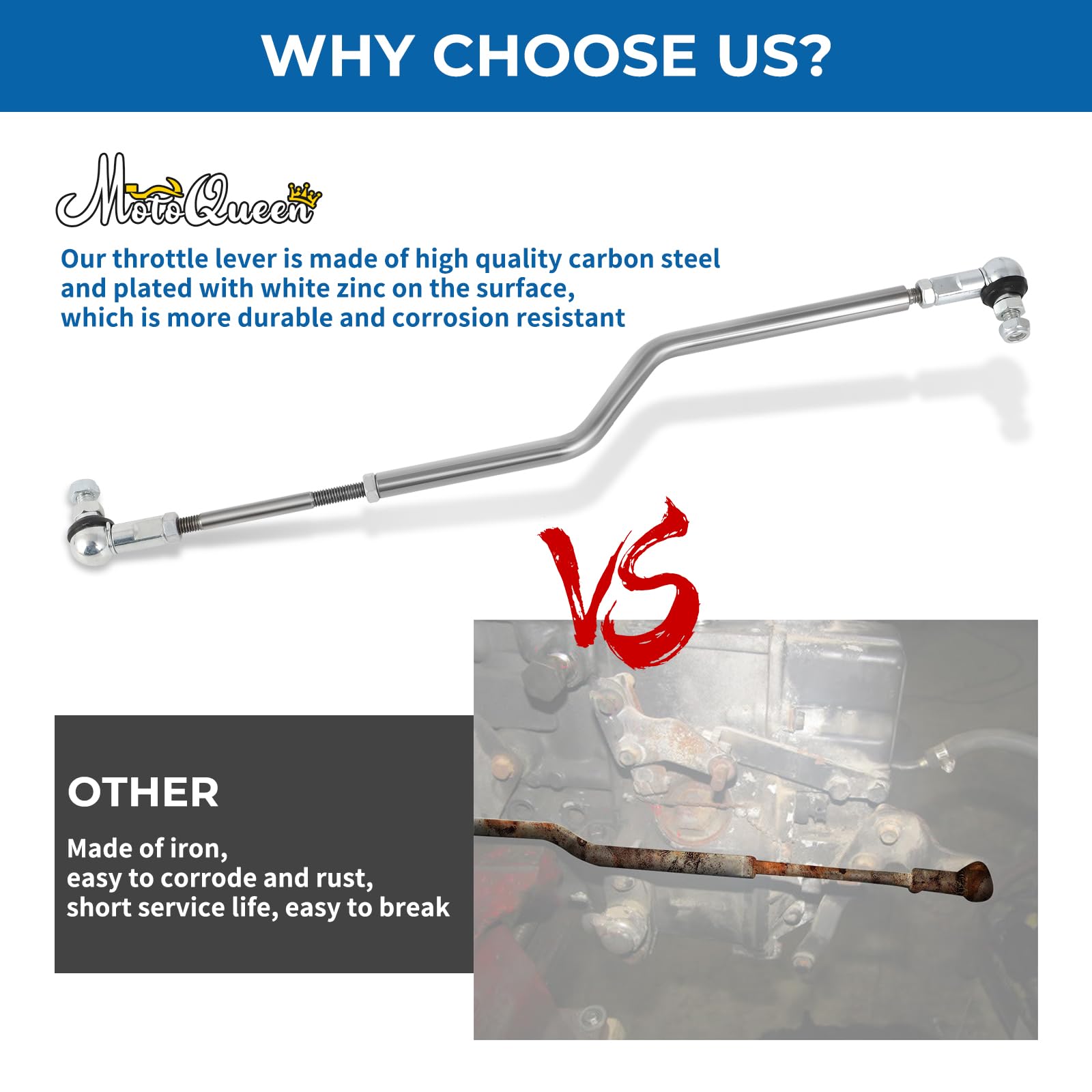 Throttle Linkage Kit Adjustment Throttle Linkage Rod for Dodge Joints Dodge P-Pump 1994-1998 | for Dodge Ram 2500 1994-1998 | fo