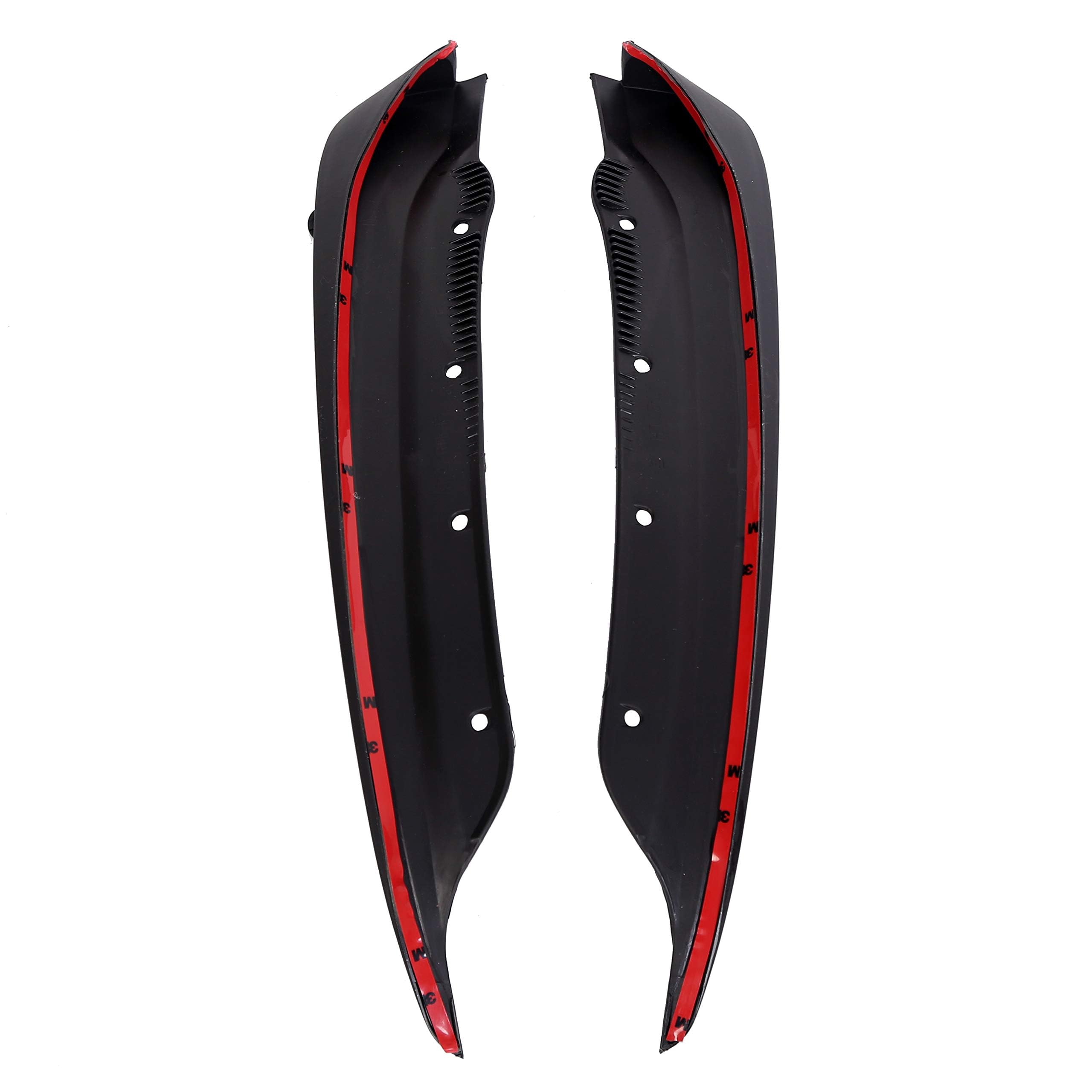 Ecotric Mud Flap Splash Guards Compatible With 2005-2013 Chevy Chevrolet Corvette C6 Replacement For 19170234 Complete Set Black Molded Mudguards Front Rear Kit Driver & Passenger Side 4 Pcs