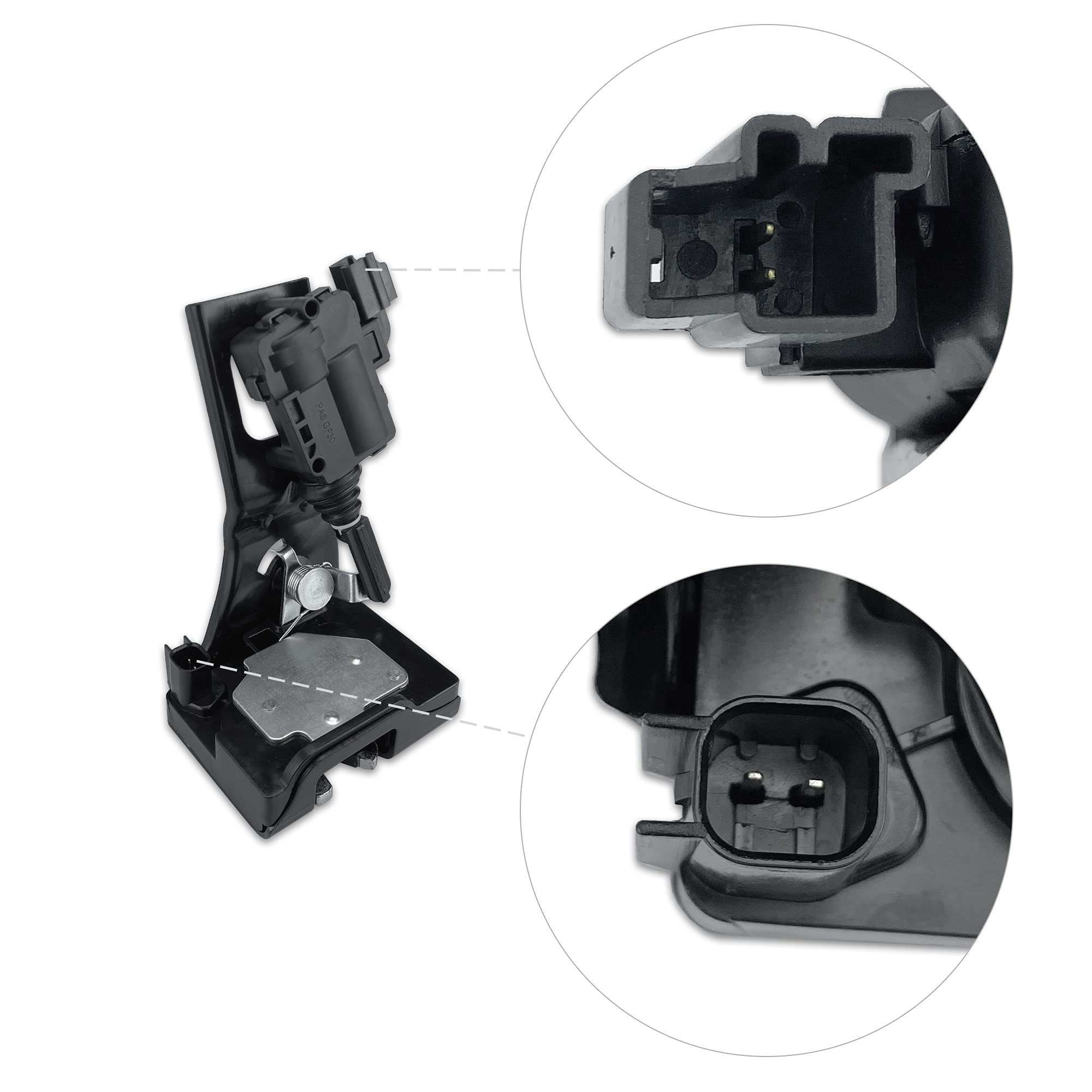 Rear Liftgate Door Lock Actuator Tailgate Latch Assembly Compatible With 2009-2012 Ford Escape 2009-2011 Mercury Mariner 2008-2011 Mazda Tribute Replacement For 9L8Z-7843150-B 937-663