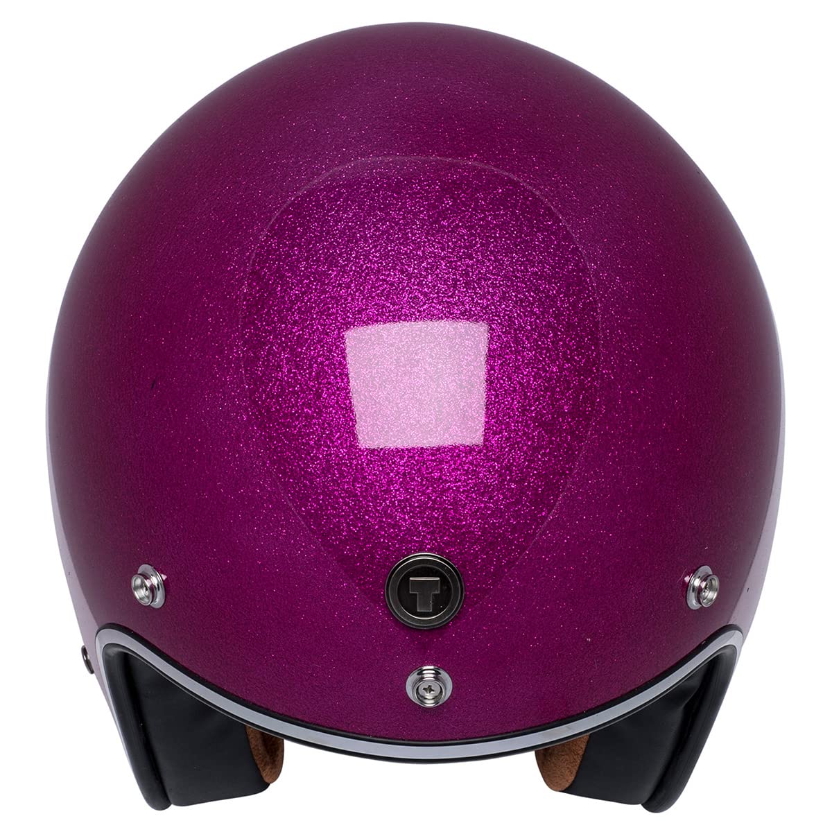 Torc T50 Bgsf Xl (T50 Route 66) 3/4 Helmet With Super Flake Speciality Paint (Bubble Gum Pink, X-Large)
