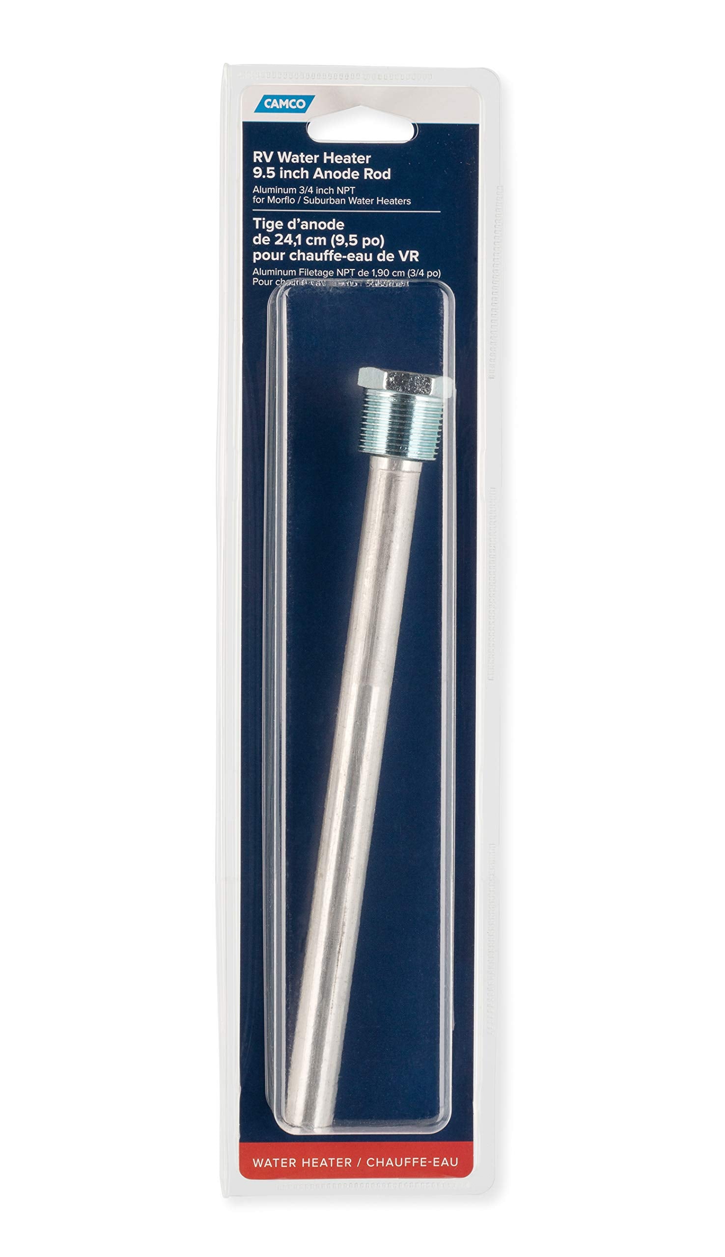 Camco Anode Rod For Rv 9 - 1/2'' L