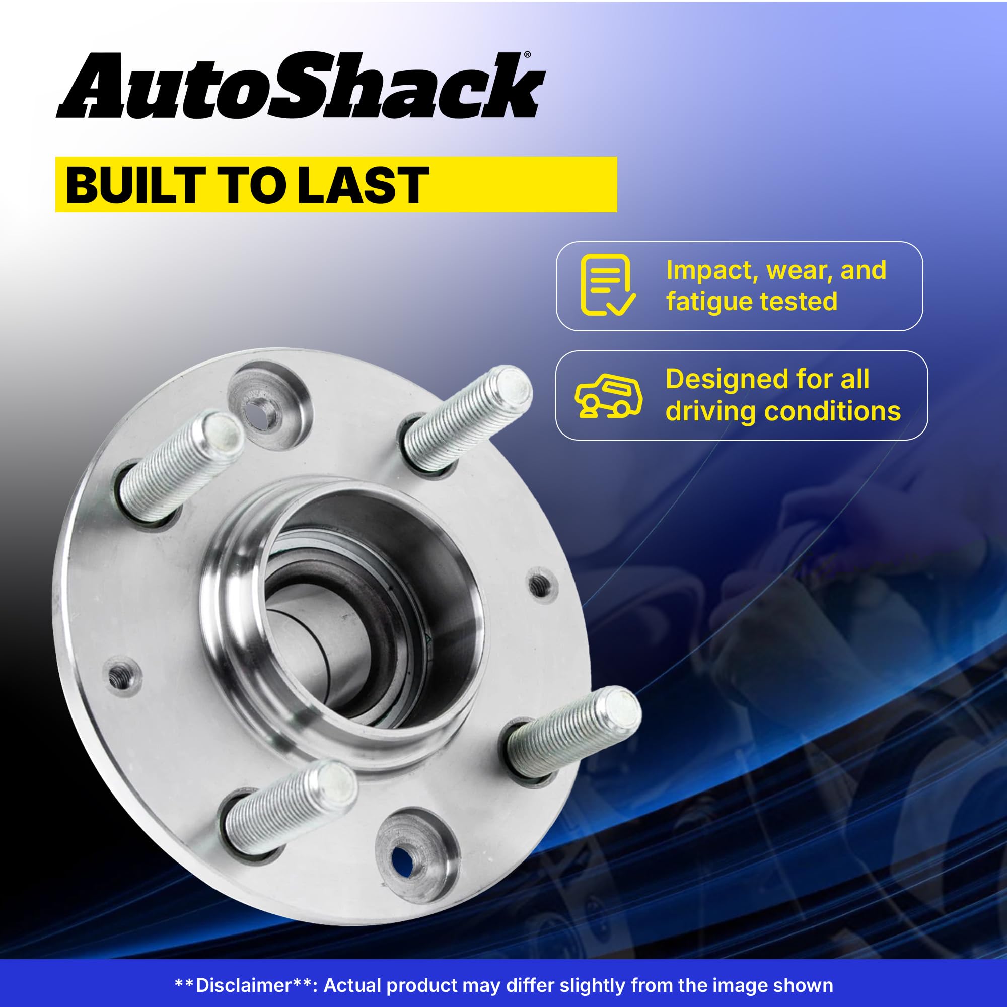Autoshack Front Wheel Hub Bearing Pair Of 2 Driver And Passenger Side Replacement For 2009-2012 Chevrolet Colorado 2009-2012 Gmc