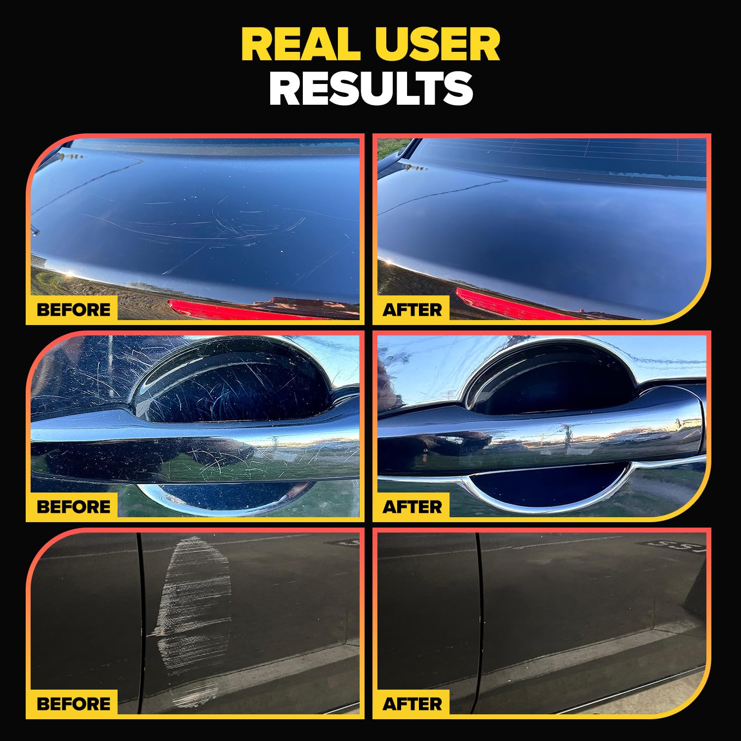 Carfidant Scratch And Swirl Remover - Car Scratch Remover For Vehilces Paint - Polishing Compound For Cars With Pad And Towel - Cutting And Buffing Compound For Paint Restorer