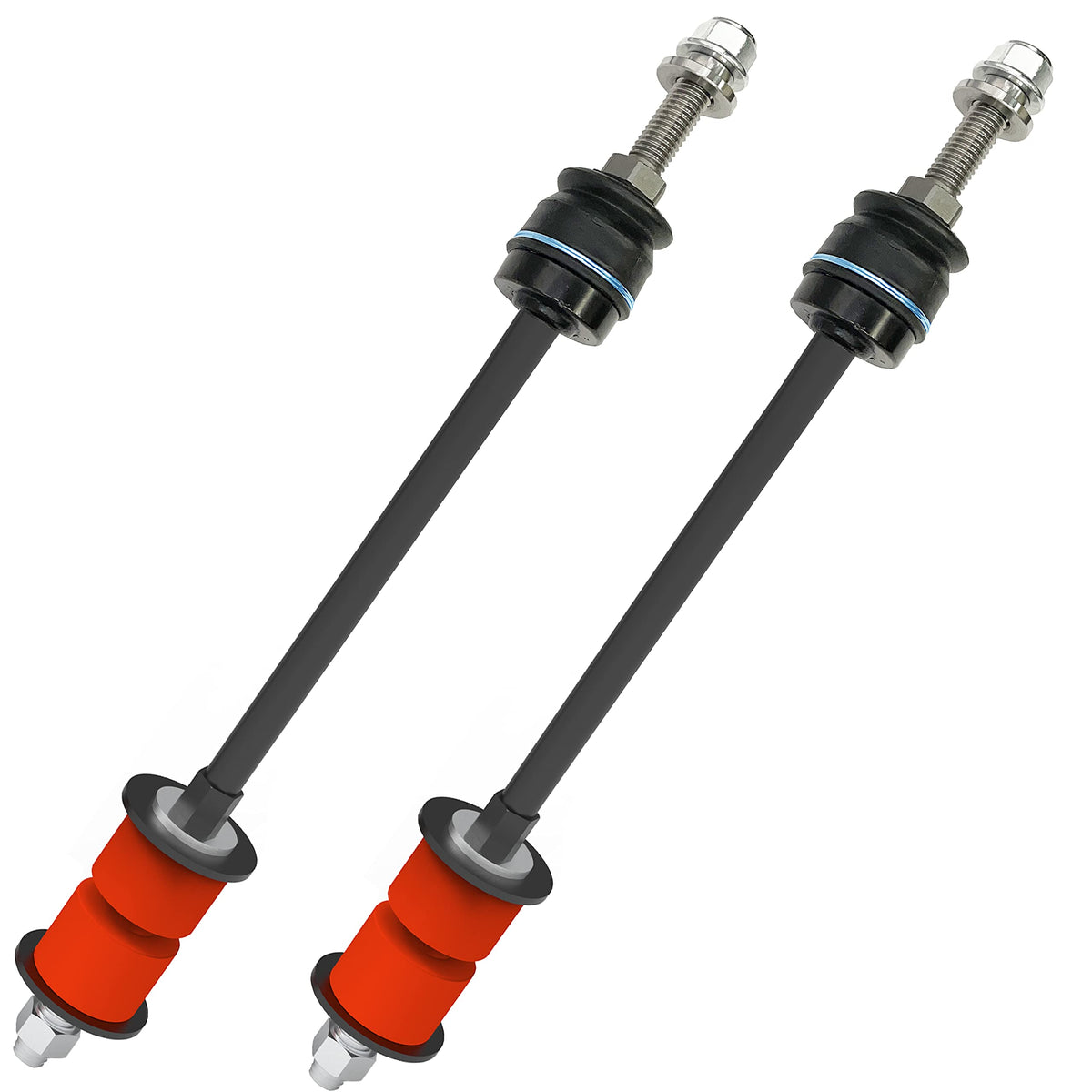 Pair Front Sway Bar 6' Lift Extended Link Kit 4Wd Fits Select Models Avalanche, Silverado, Tahoe, Sierra, Ram 1500, F-150, Hummer 2001-2018, Bushings Designed And Manufactured Usa
