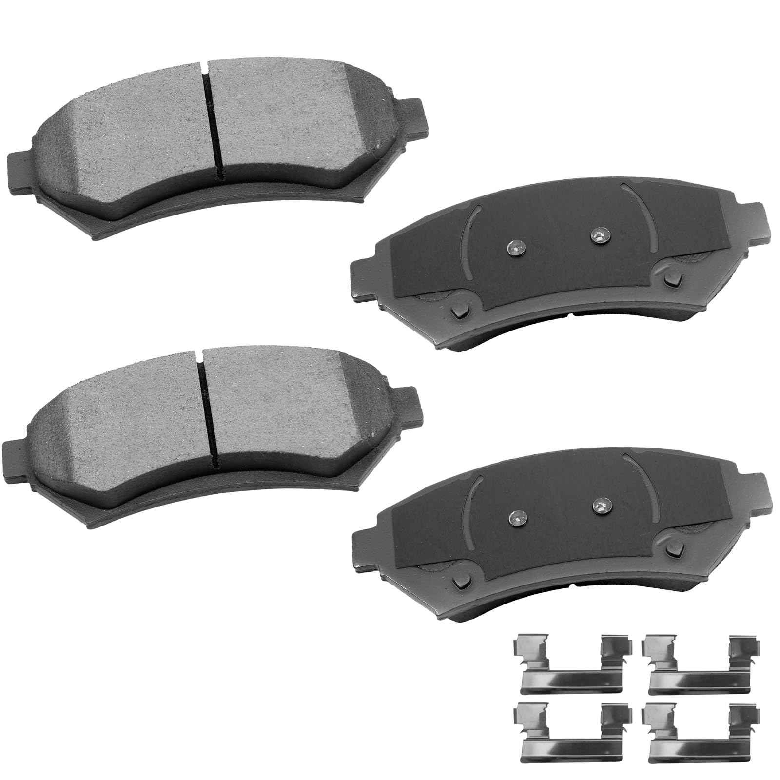 Cciyu D699 Professional Ceramic Front Brake Pads Set Fit For Buick Century,Lesabre,Regal,Deville,Eldorado,For Chevy Impala,Ventu
