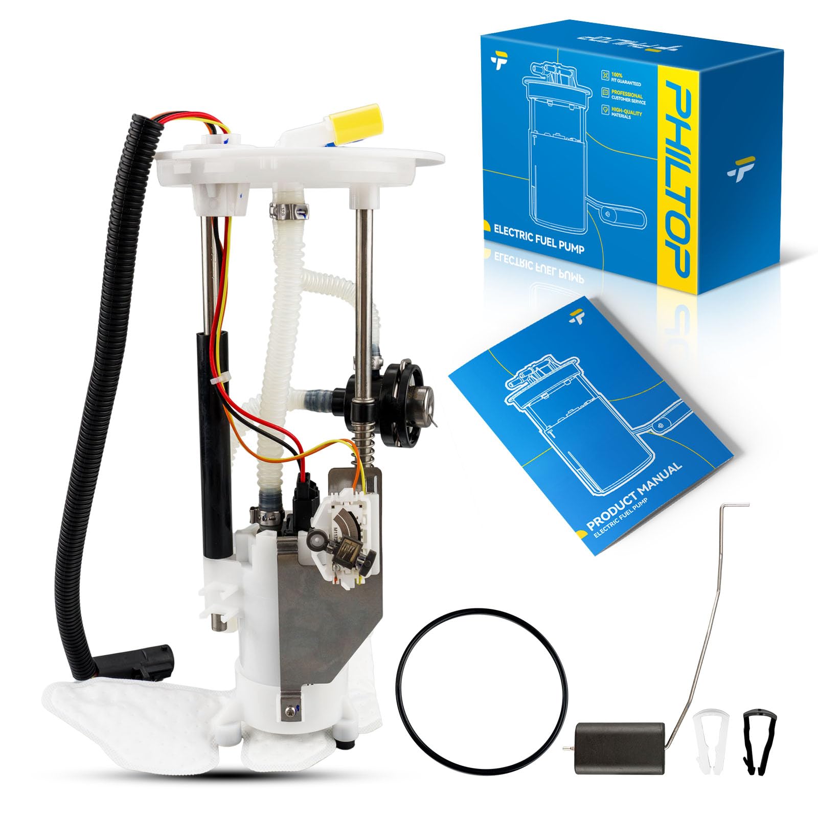 PHILTOP FG0860 Electric Fuel Pump Module Assembly, Compatible with Ford Expedition 2003-2004 5.4L, Replaces E2360M, P76022M, SP2
