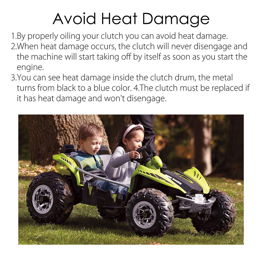 LotFancy Go Kart Clutch 3/4 Bore 10T for #40 41 420 Chain, Predator 212 Centrifugal Clutch, Up to 6.5 HP, Fit for Go Kart Minibi