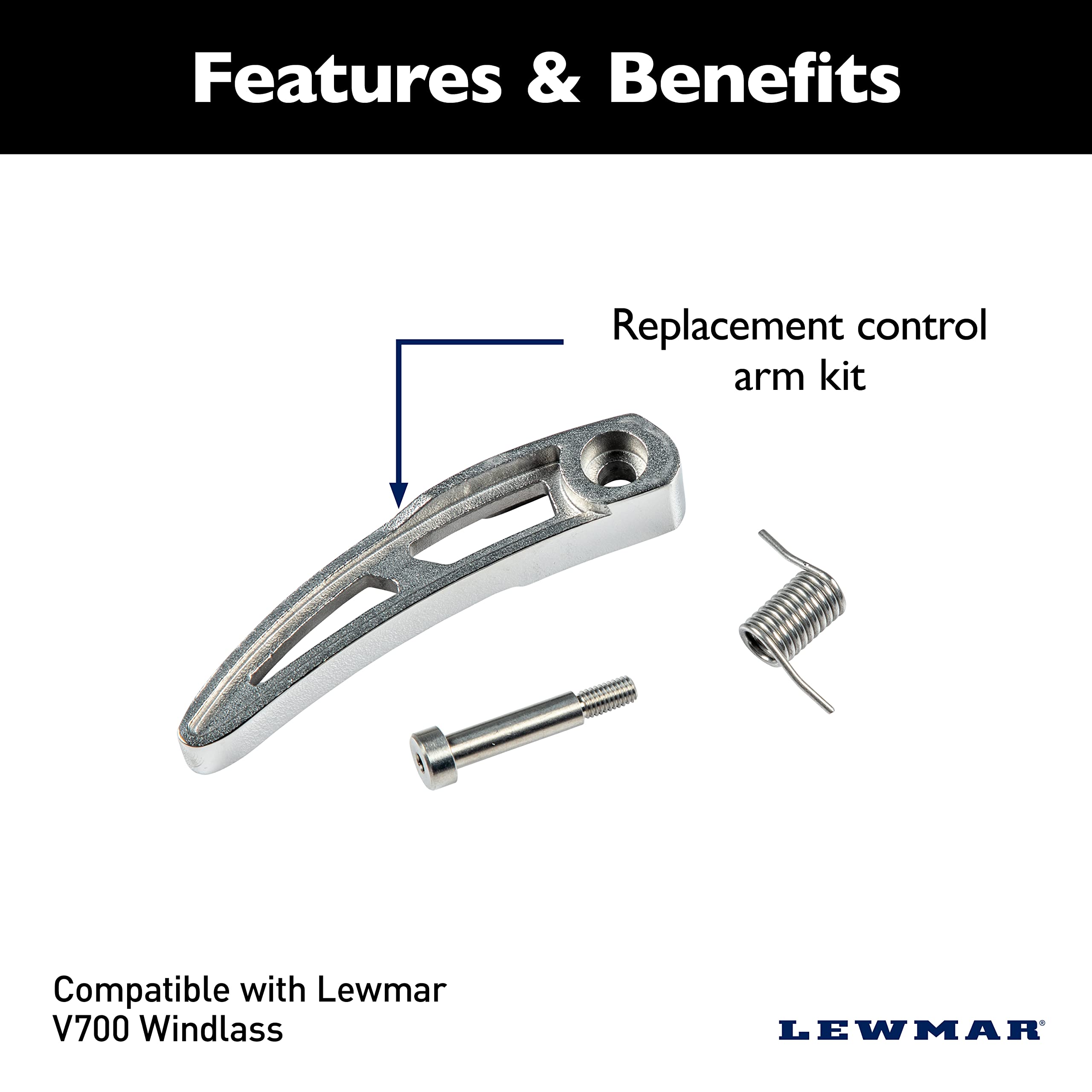 Lewmar Replacement Control Arm Kit For V700 Boat Anchor Windlasses - 2020200915
