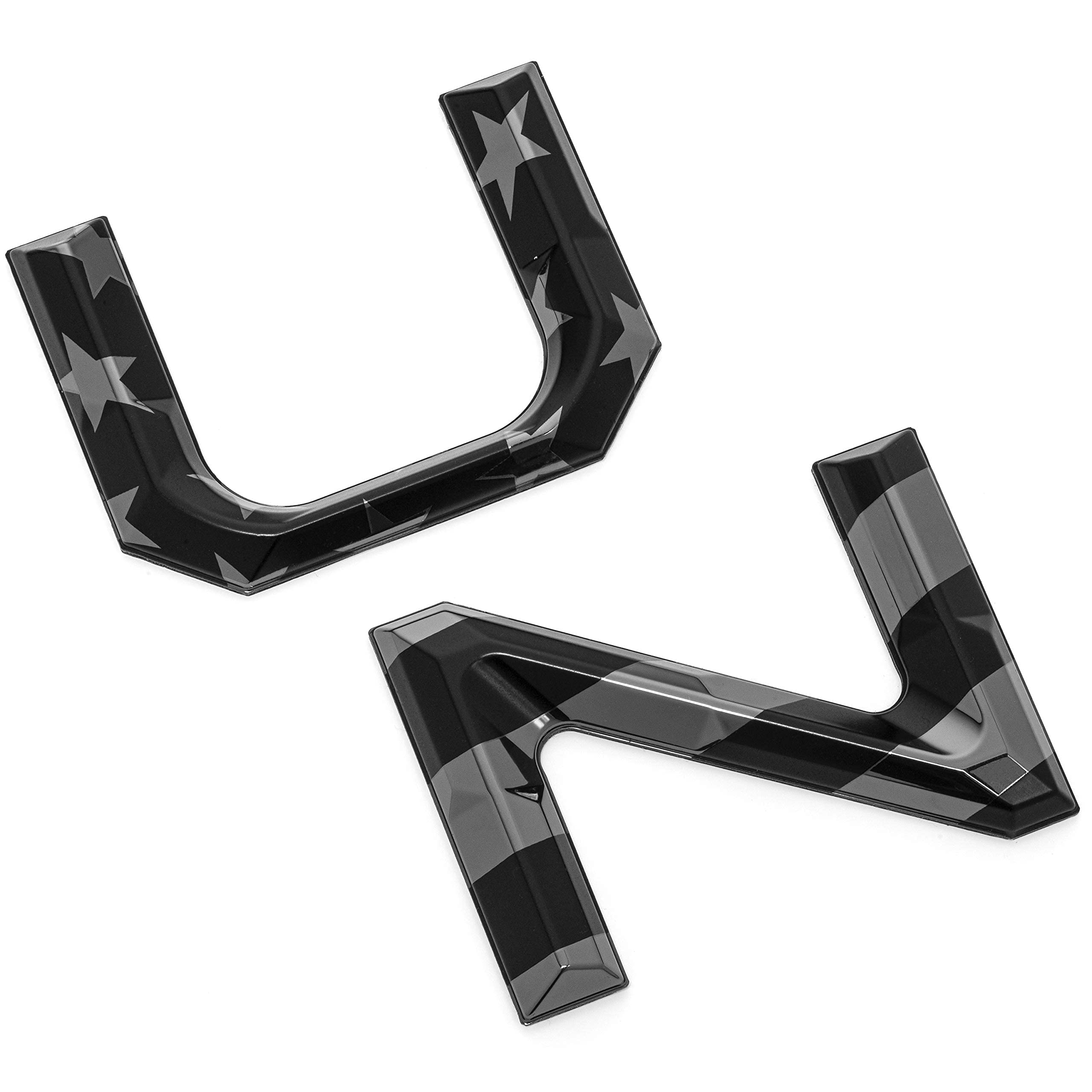 Eyecatcher Pro Series Tailgate Letter Inserts Compatible With 2014-2021 Tundra (Mono Black Usa Flag)