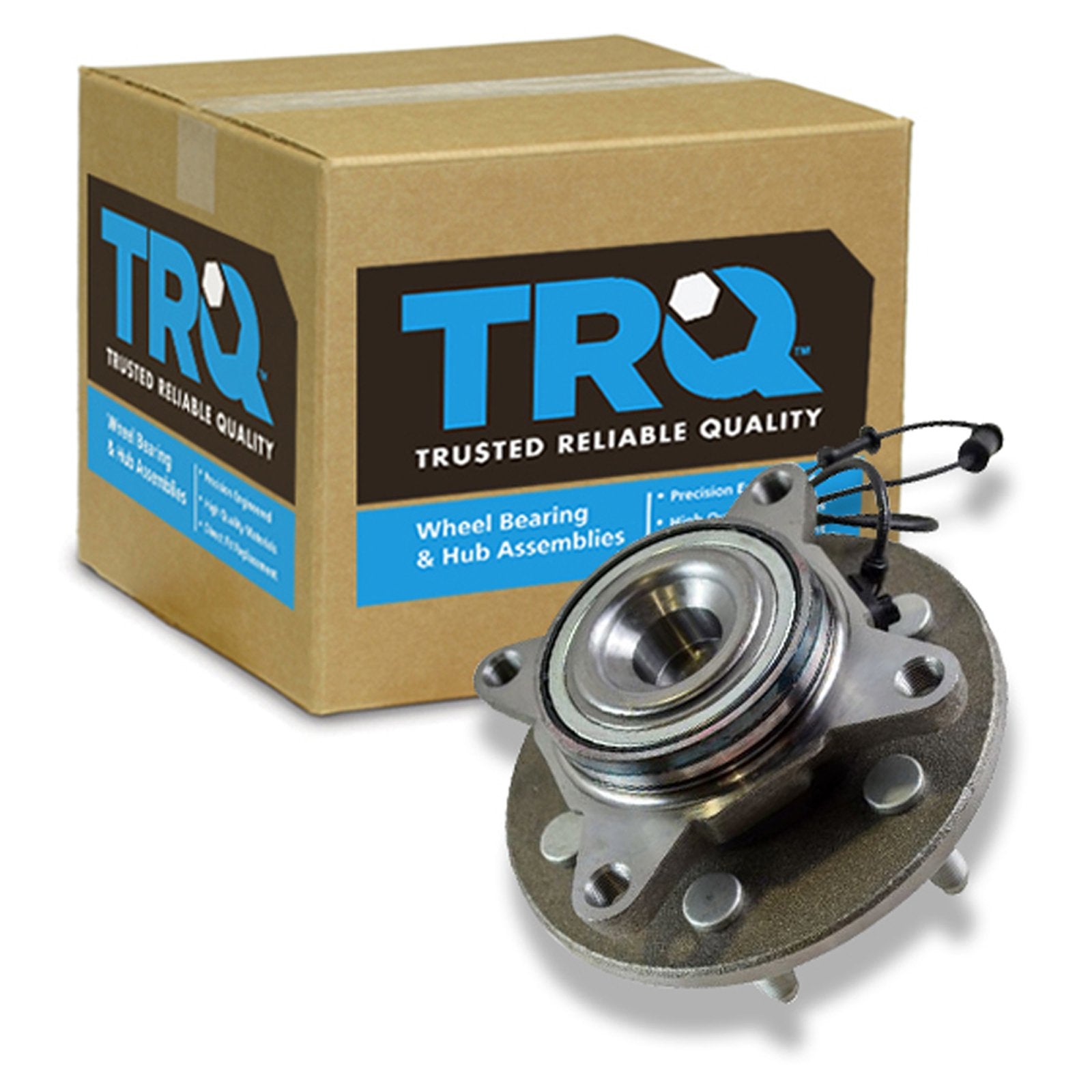 Trq Front Wheel Bearing & Hub Assembly With Abs Sensor Compatible With 2002-2006 Ford Expedition Lincoln Navigator