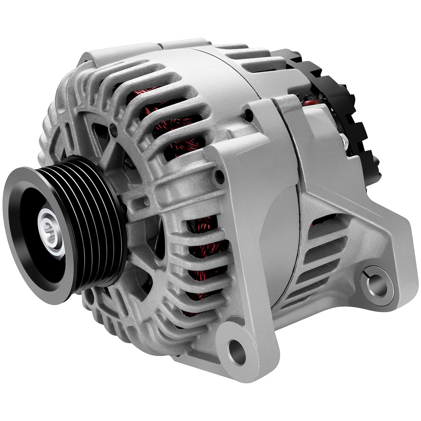 SCITOO Alternator Fits for 3.5L 3.5 for Nissan Quest Van 04 05 06 07 08 09 2004 2005 2006 2007 2008 2009-12V 145Amp CW 6-Groove 