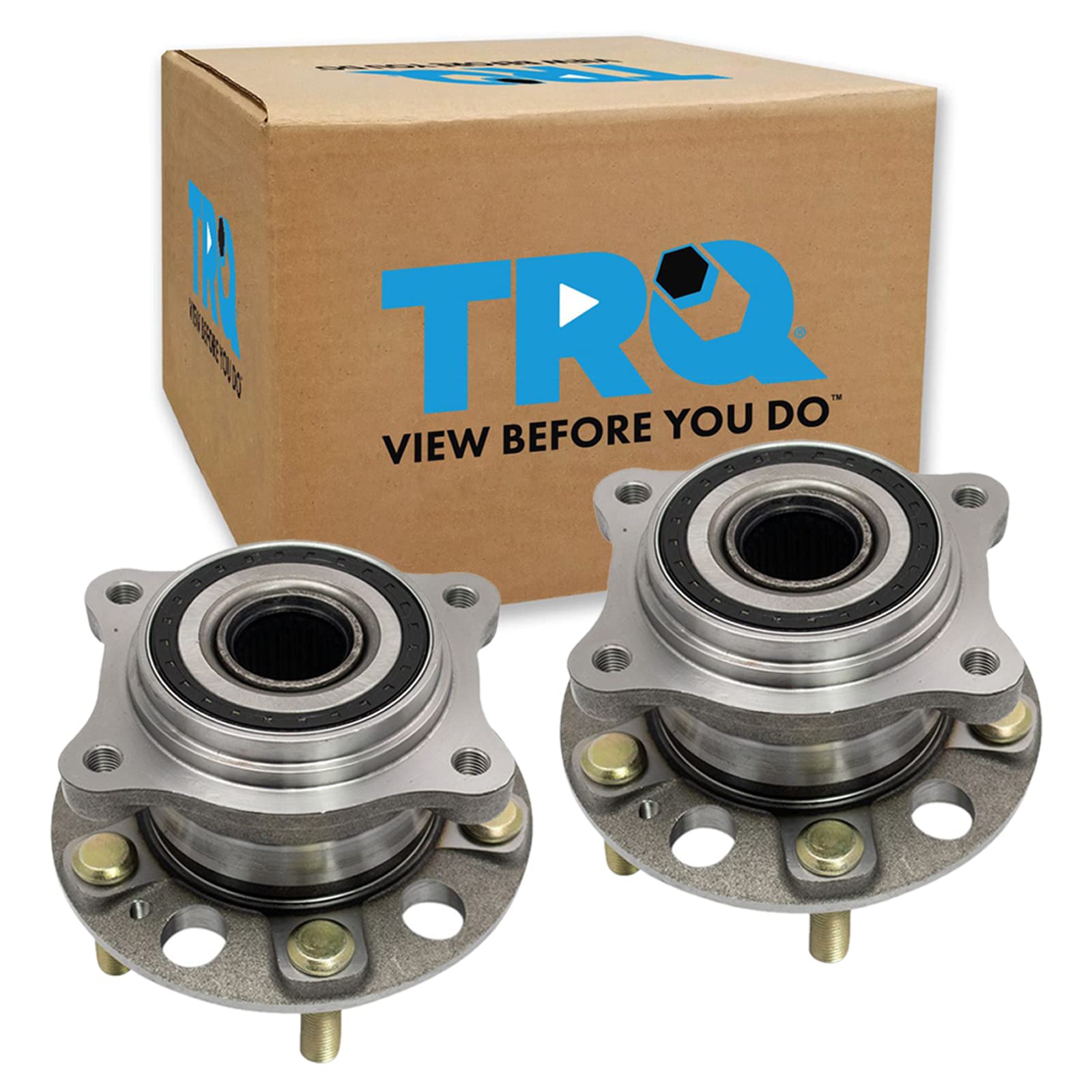 Trq Rear Wheel Hub Bearings Assembly Set Compatible With 2016-2021 Hyundai Tucson 2017-2022 Kia Sportage