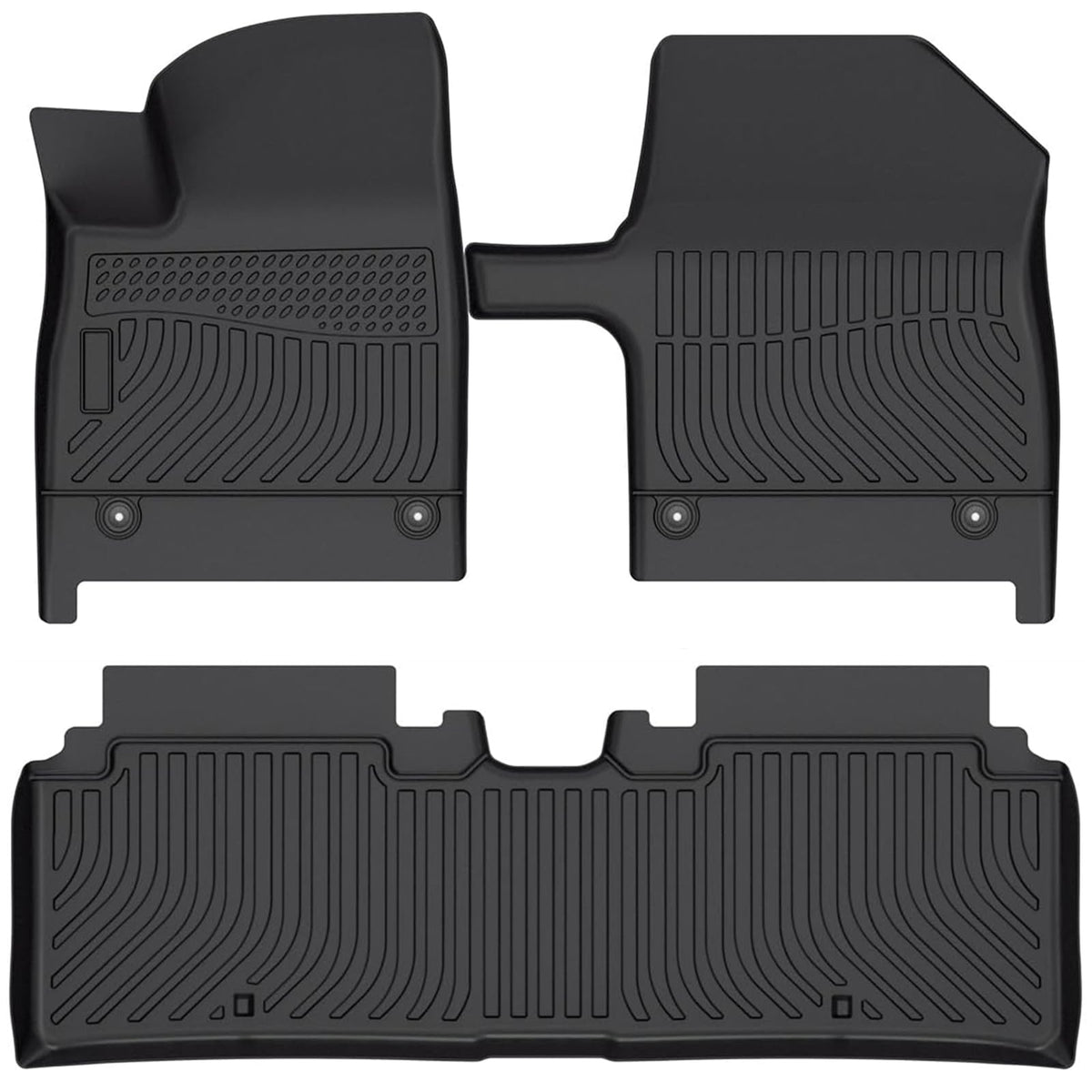 Cartist Floor Mats Compatible with Kia EV6 2022 2023 2024 2025 Accessories All Weather Floor Liner Front & Rear 2 Rows Car Carpe