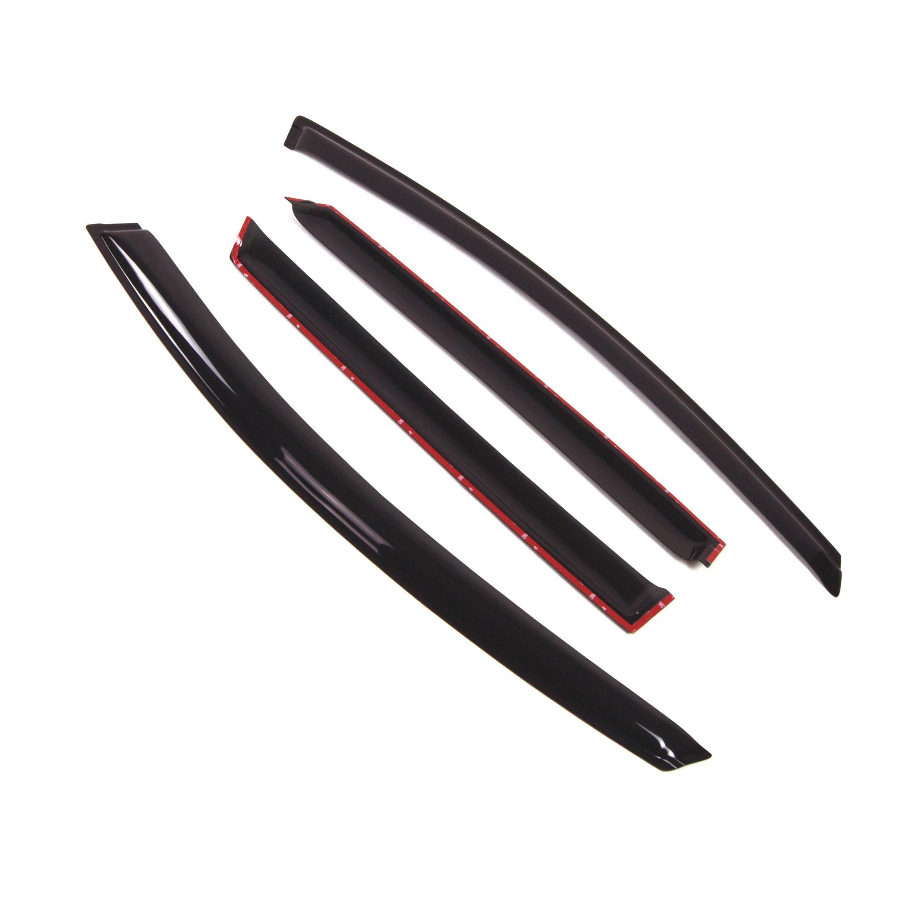 Tuningpros Outside Mount Window Vent Visors Rain Guards Compatible With Mazda Cx-9 2007-2015 | Side Window Wind Deflectors Rain