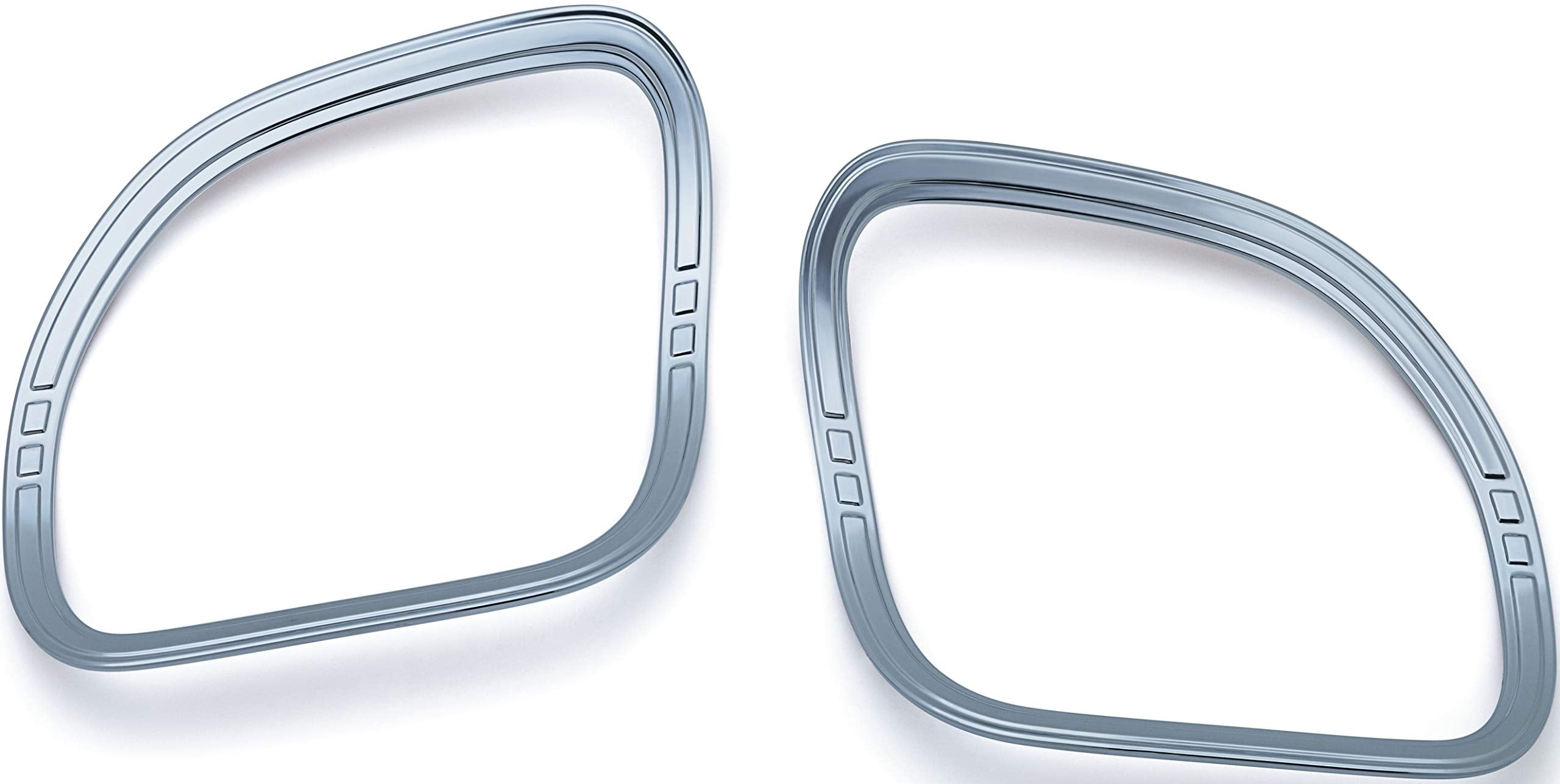 Kuryakyn 7385 Motorcycle Accent Accessory: Tri-Line Speaker Accents For 2015-19 Harley-Davidson Road Glide Motorcycles, Chrome, 