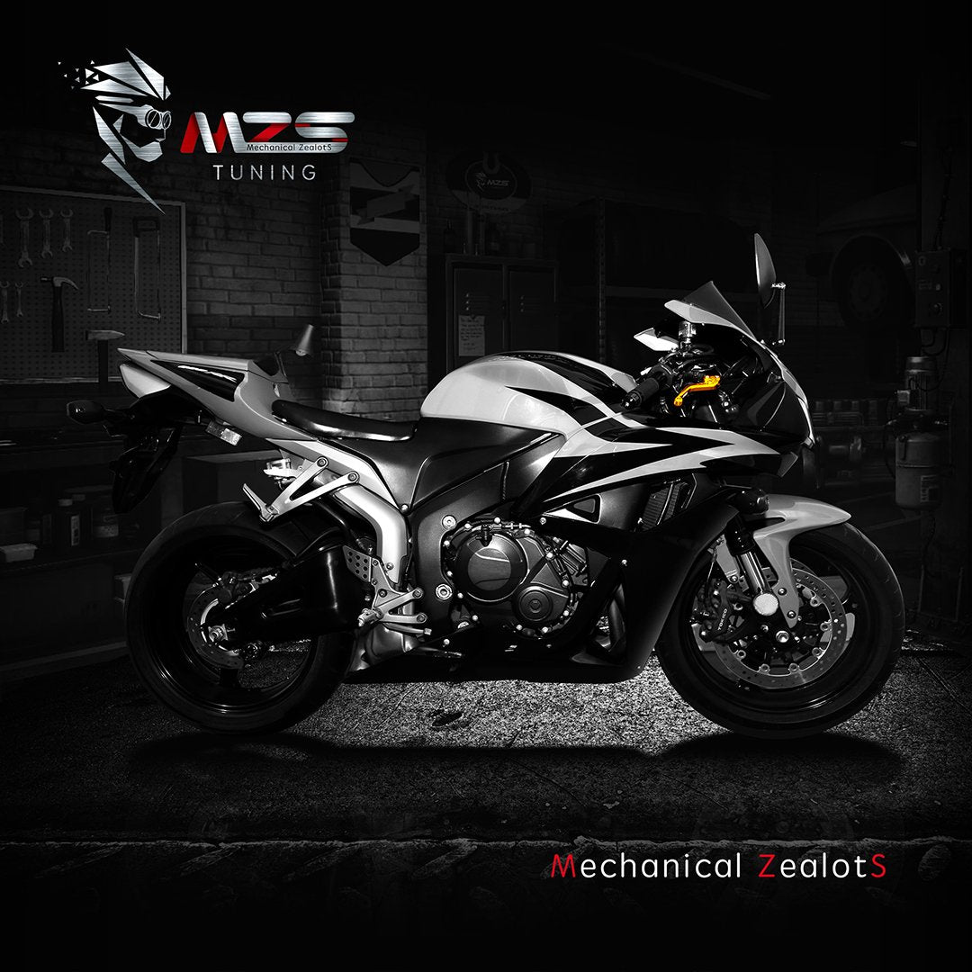 Mzs Gold Motorcycle Brake Clutch Levers Adjustable Short Cnc Compatible With Yzf R3 2015-2025 / Yzf R25 2015-2025 / Mt03 2016-20