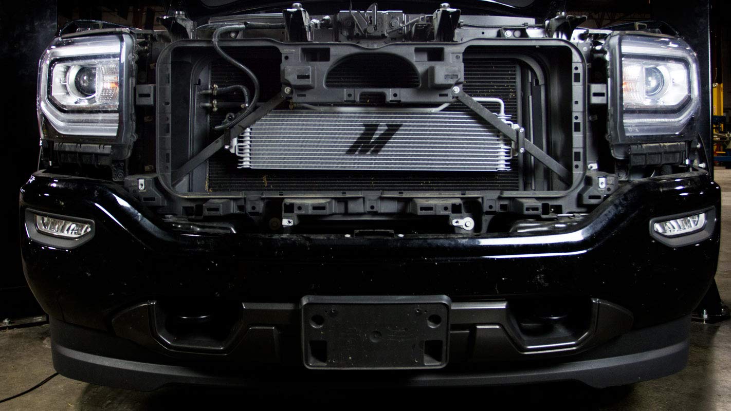 Mishimoto Mmtc-K2-14 Transmission Cooler, Compatible With Chevrolet Silverado, 2014-2018, Silver