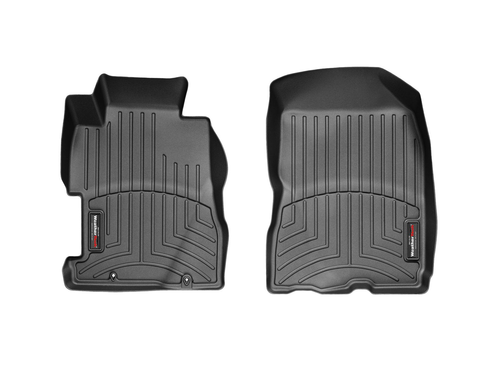 Weathertech Custom Fit Floorliners For Honda Civic, Civic Si - 1St Row (443631), Black