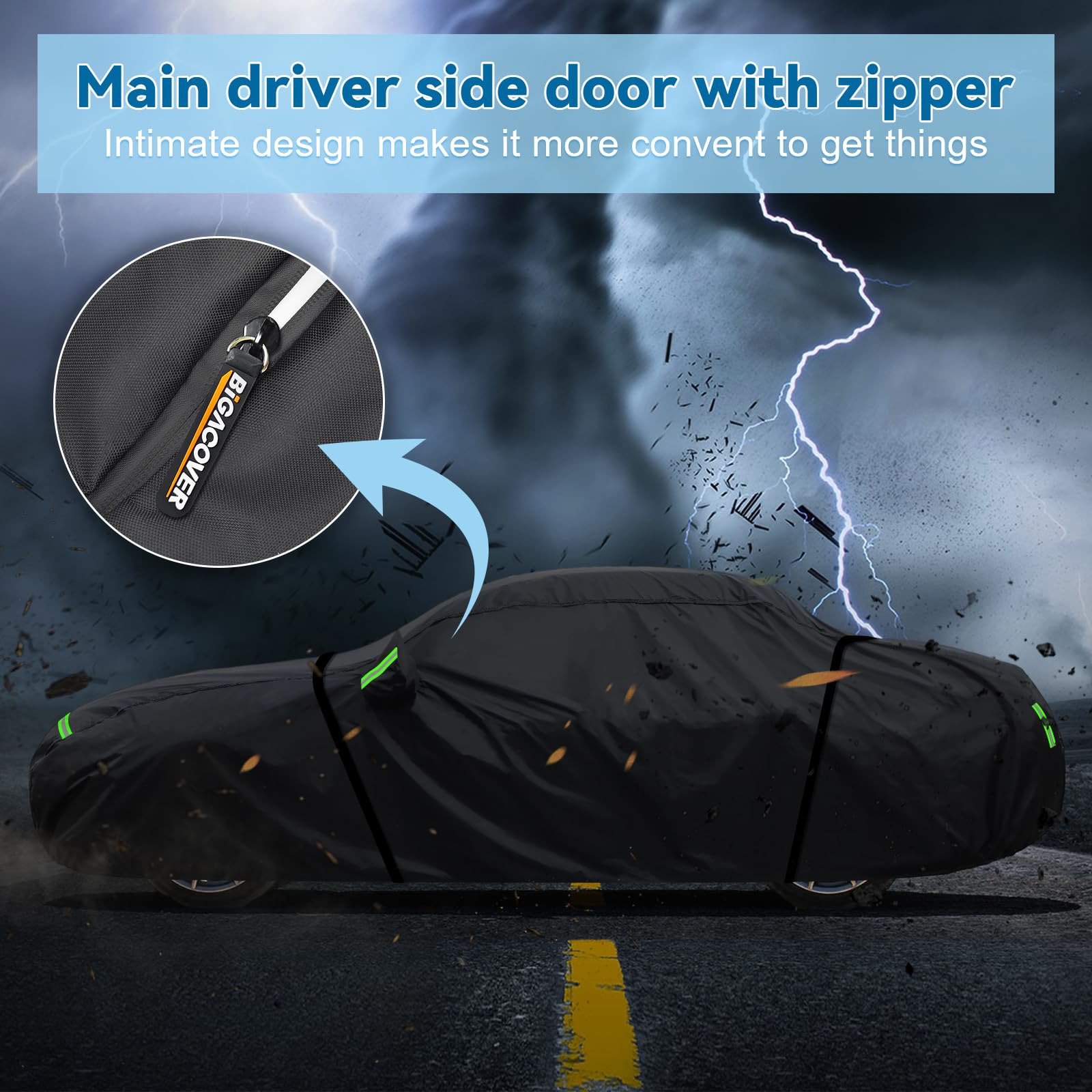 for Mazda Miata MX-5 Full Car Cover Waterproof All Weather, Outdoor Car Covers Windproof Heavy Duty Waterproof Protection Fit fo