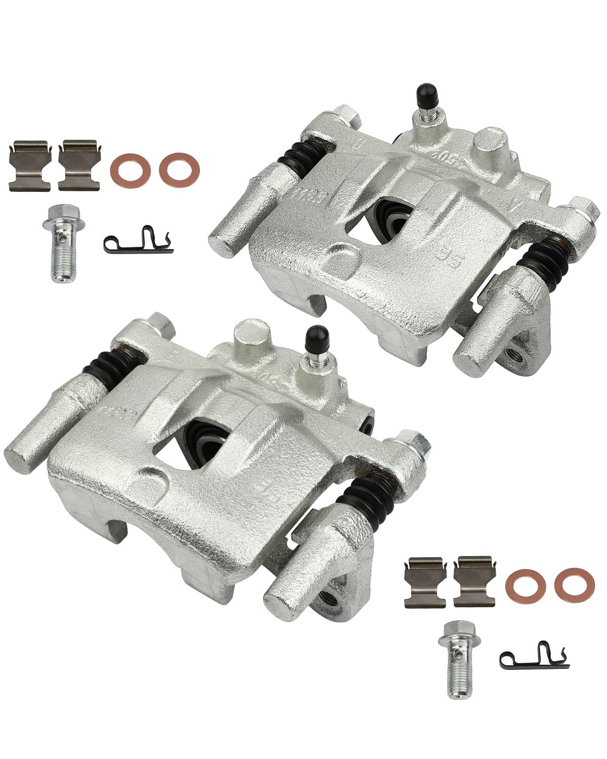 cciyu 18B5039 18B5038 Rear Left & Right Brake Calipers With Bracket For Chrysler,For Dodge,For Jeep,For Mitsubishi