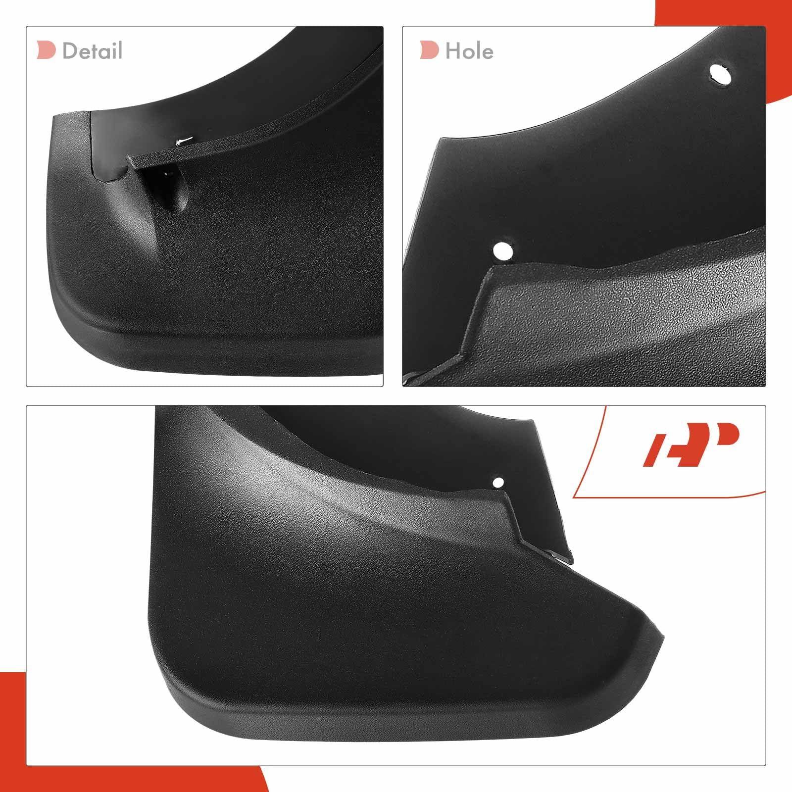 A-Premium Set Of 4Pcs Mud Flaps Splash Guards Mudguards Mudflaps With Hardware Kits Accessory Compatible With Volkswagen Touareg