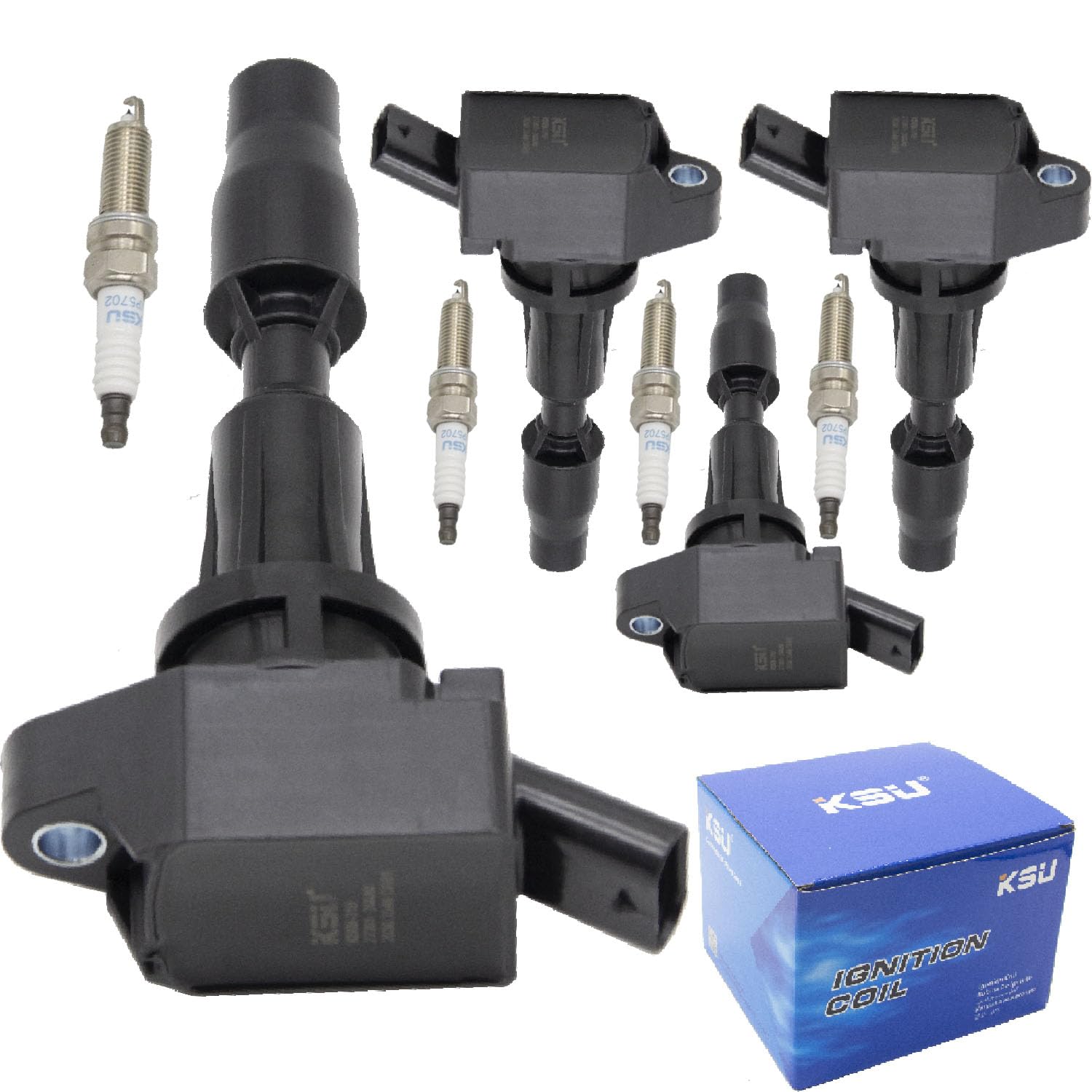 KSU Coil pack Spark Plug compatible with Kia Sorento 2.4L L4 2016 2017 2018 2019 2020