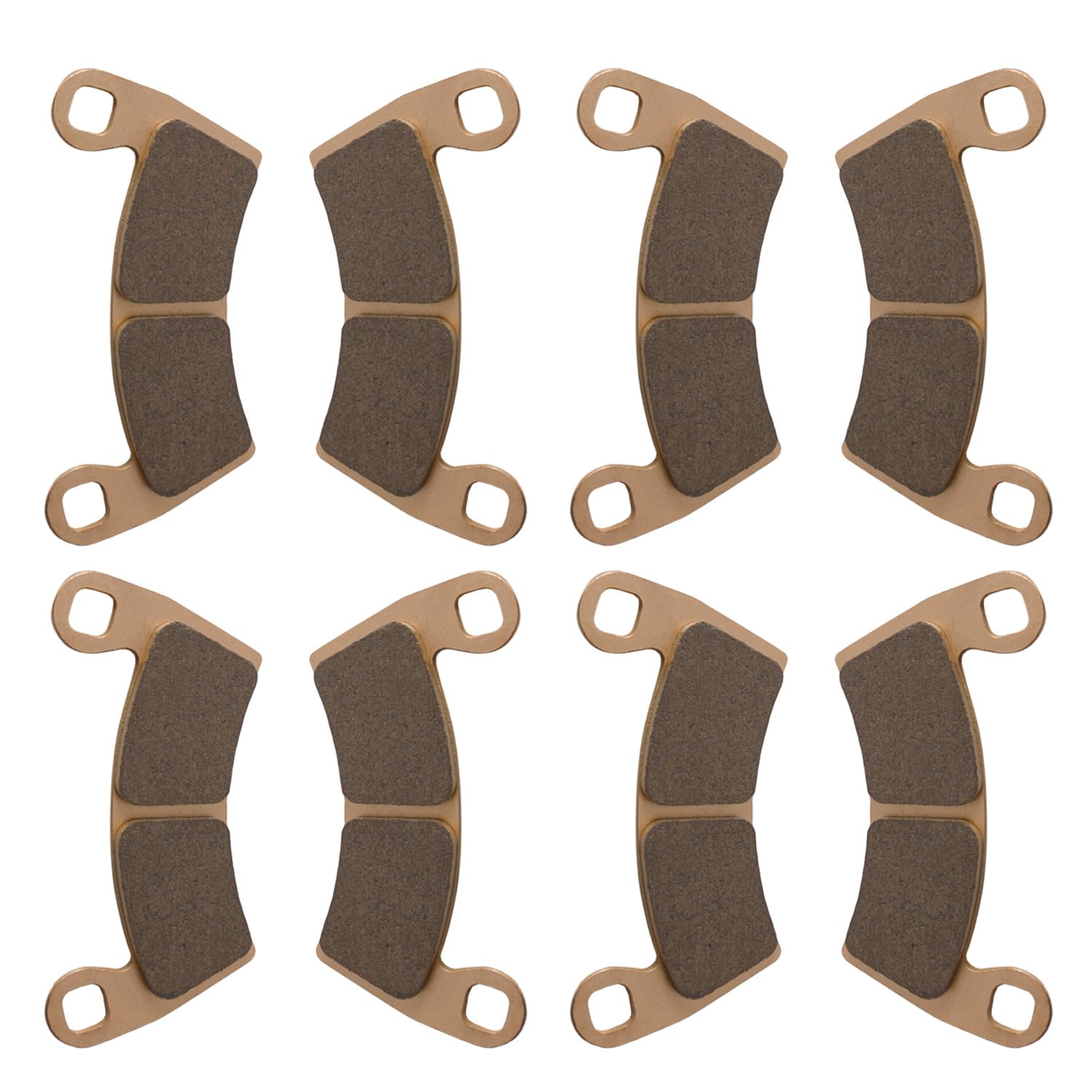 RANSOTO RZR 1000 Sintered Metal Brake Pads, 4 Sets Front and Rear Compatible with RZR XP 1000 EPS 2014 2015 2016 2017 2018 2019 