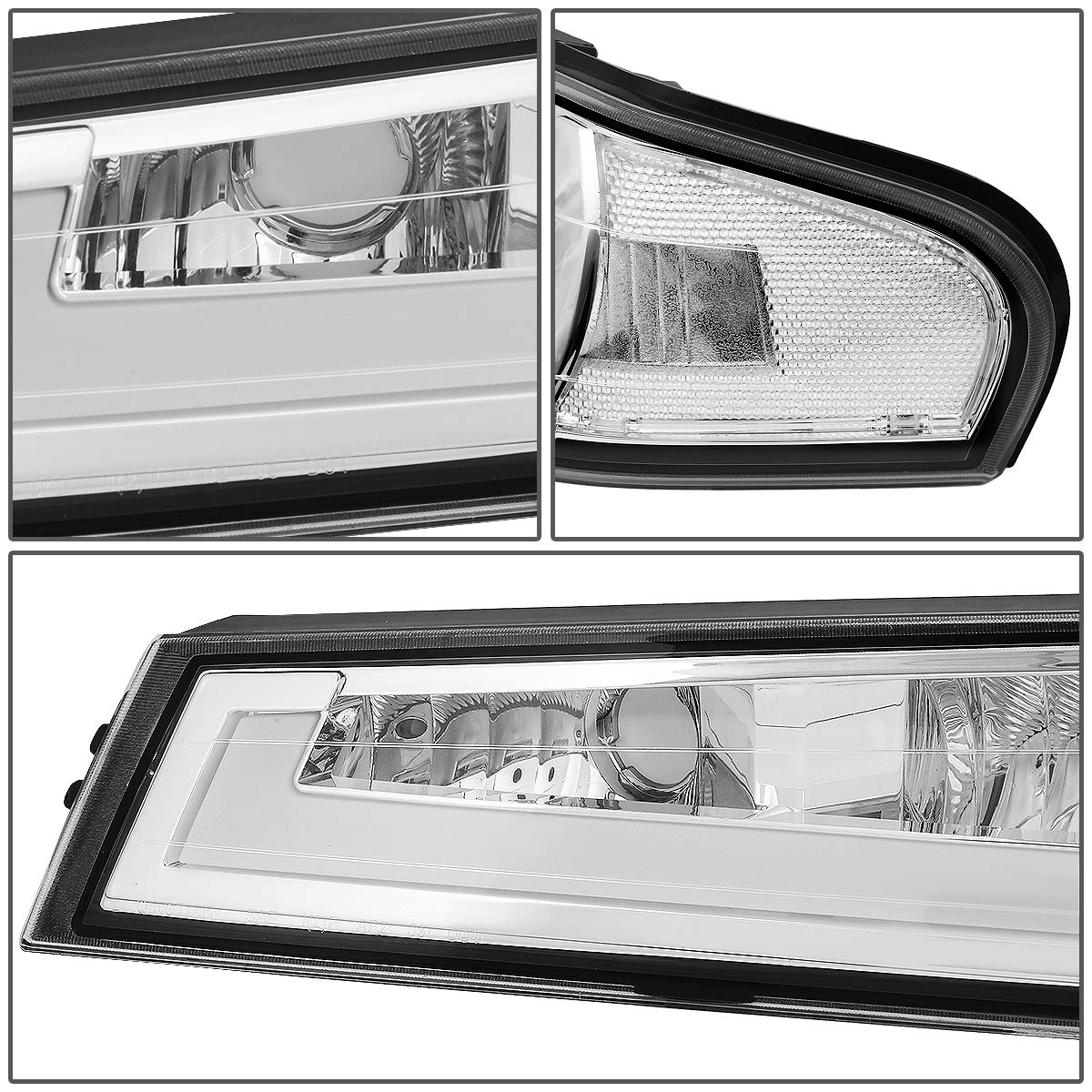 Auto Dynasty Headlights Assembly And Bumper Lamps 4Pcs Dual Led Drl Headlamps Replacement Compatible With Chevy Colorado Gmc Can