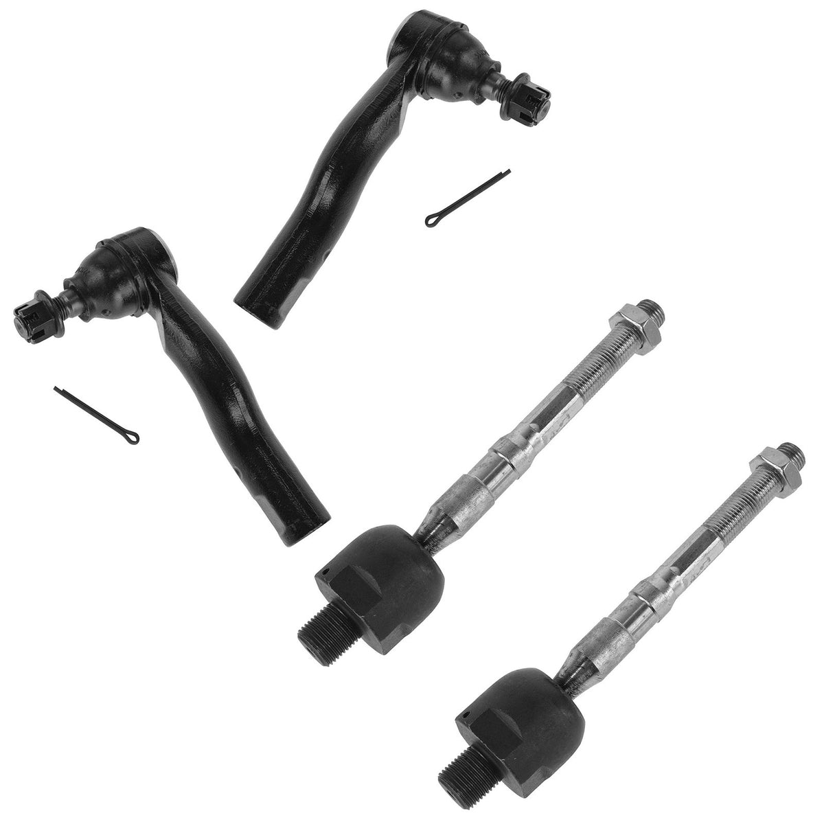 Trq Front Tie Rod Set Compatible With 2003-2008 Mazda 6