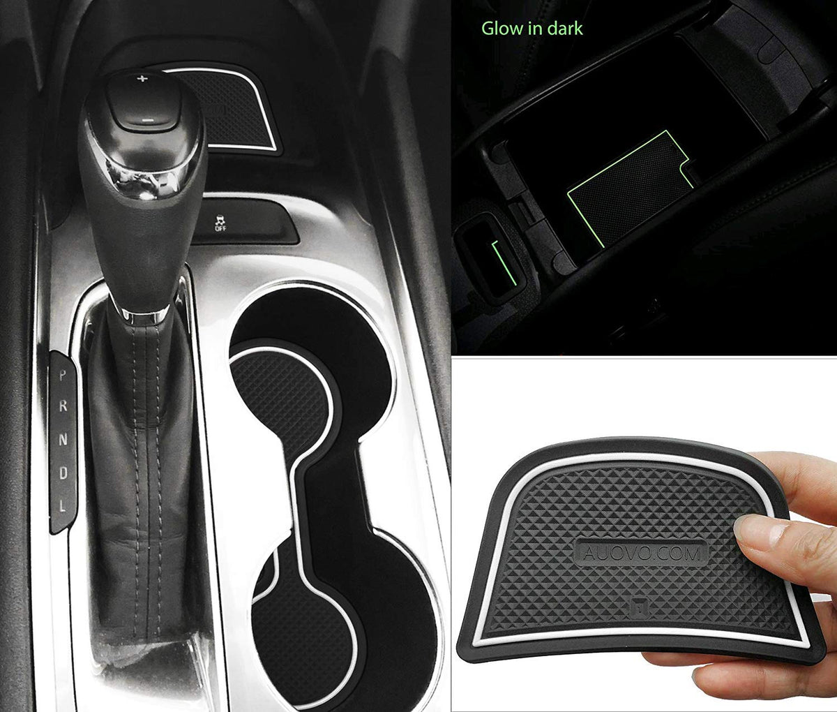 Auovo Anti Dust Mats Trims For Chevy Malibu Accessories 2017 2018 2019 2020 2021 2022 2023 Custom Fit Door Pocket Liners Cup Hol