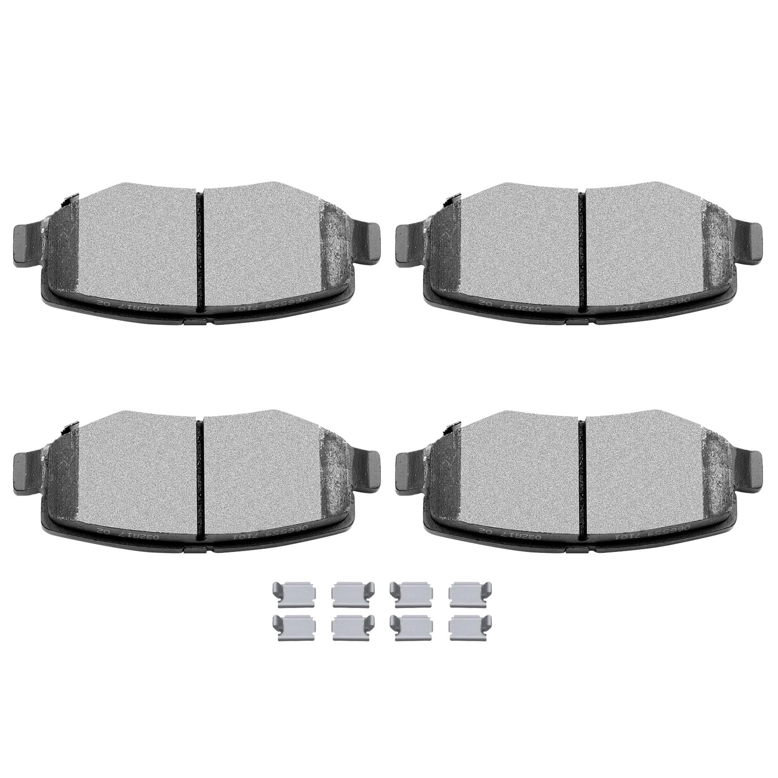 Scitoo D1274 Rear Ceramic Brake Pads Sets Fit For Dodge Nitro 2007-2011,For Jeep Liberty 2008-2012,For Jeep Wrangler 2007-2017,F