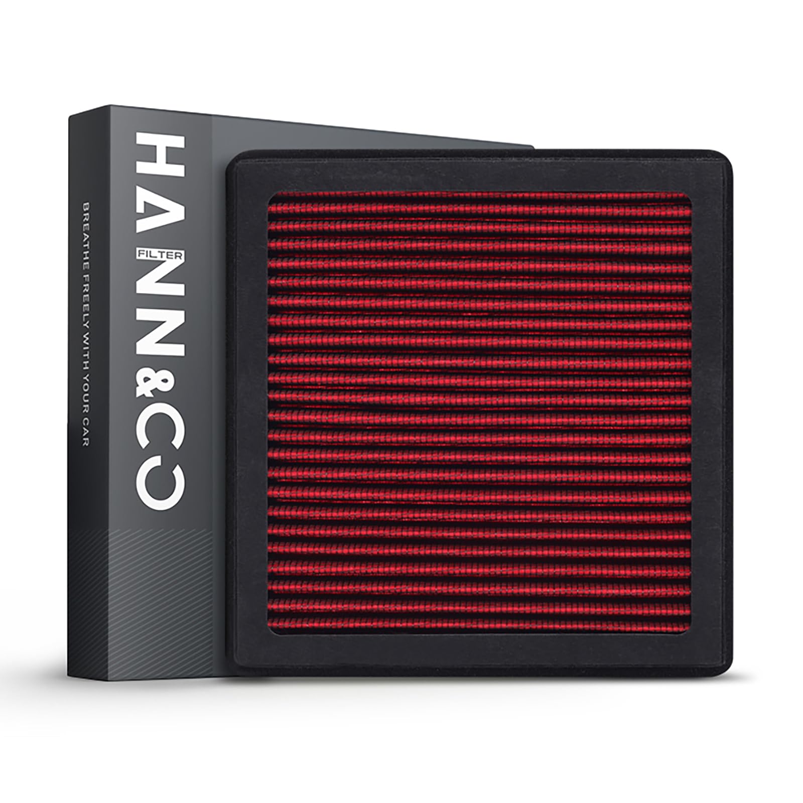 HANN&CO Washable Reusable High Flow Durable Cabin Air Filter(HCC1013-X)