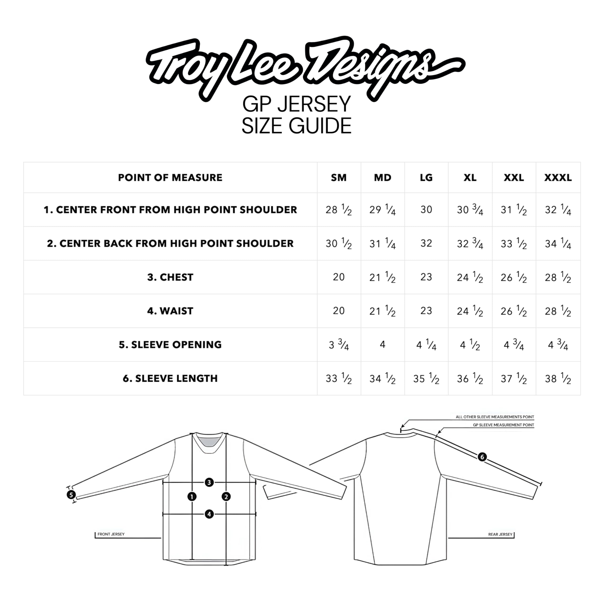 Troy Lee Designs Offroad Motocross Dirt Bike ATV Motorcycle Powersports Racing Jersey Shirt for Men, GP (Solid Black/Gray, S)