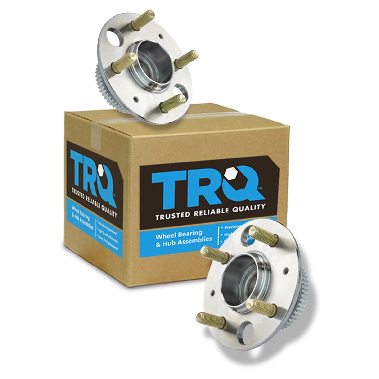 Trq Rear Wheel Hub Bearings Assembly Set Compatible With 1990-2001 Acura Integra 1992-1995 Honda Civic 1995-1997 Civic Del Sol