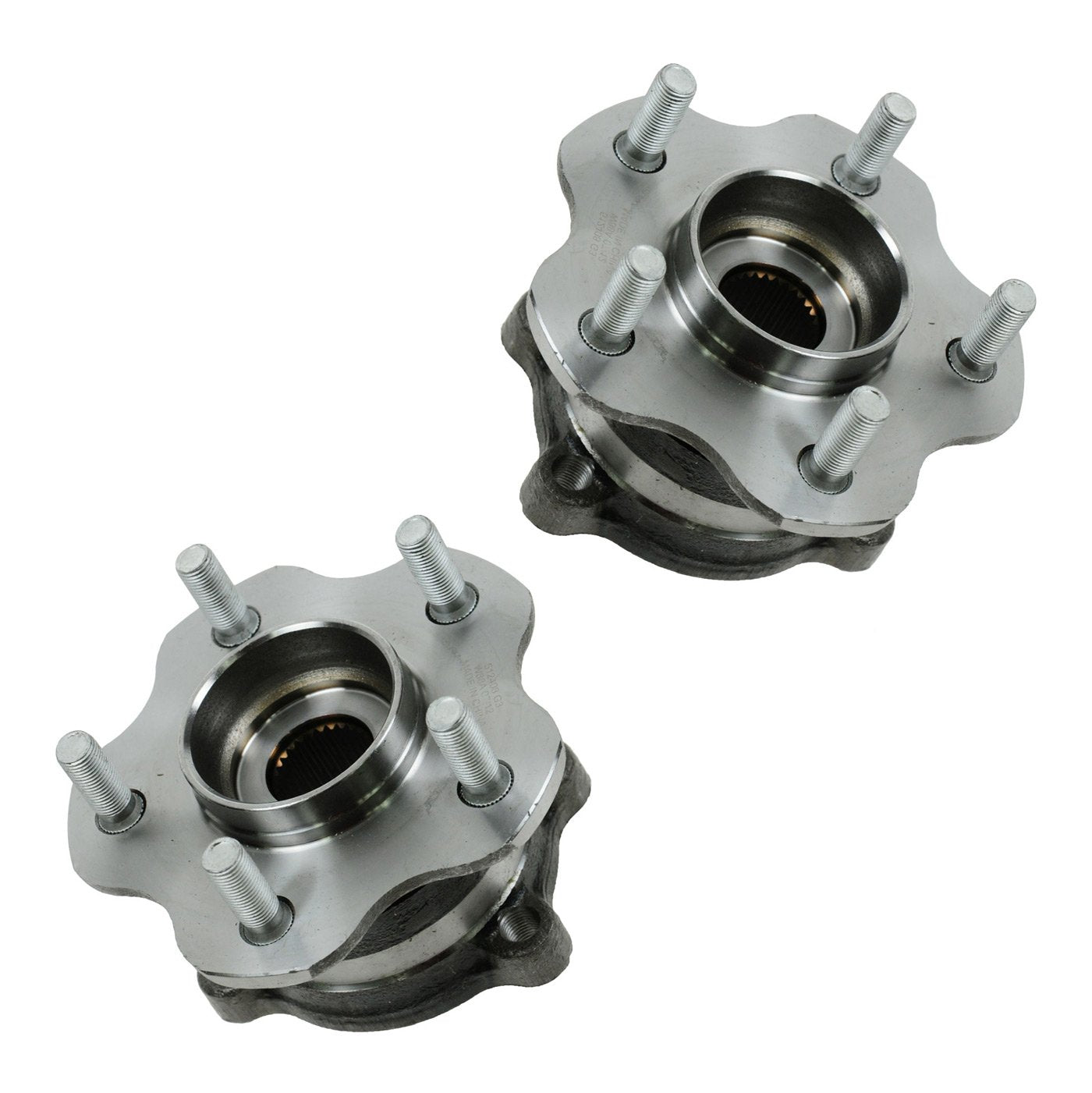 Trq Rear Wheel Hub Bearings Assembly Set Compatible With 2009-2014 Nissan Murano