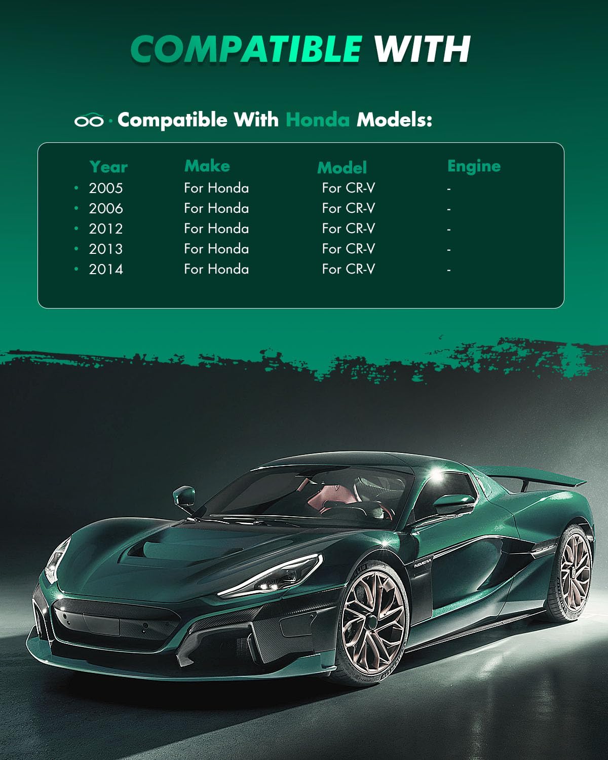 SCITOO D914 D1086 Front Ceramic Rear Semi-Metal Brake Pad Sets Fit For Honda CR-V 2005-2006 2012-2016