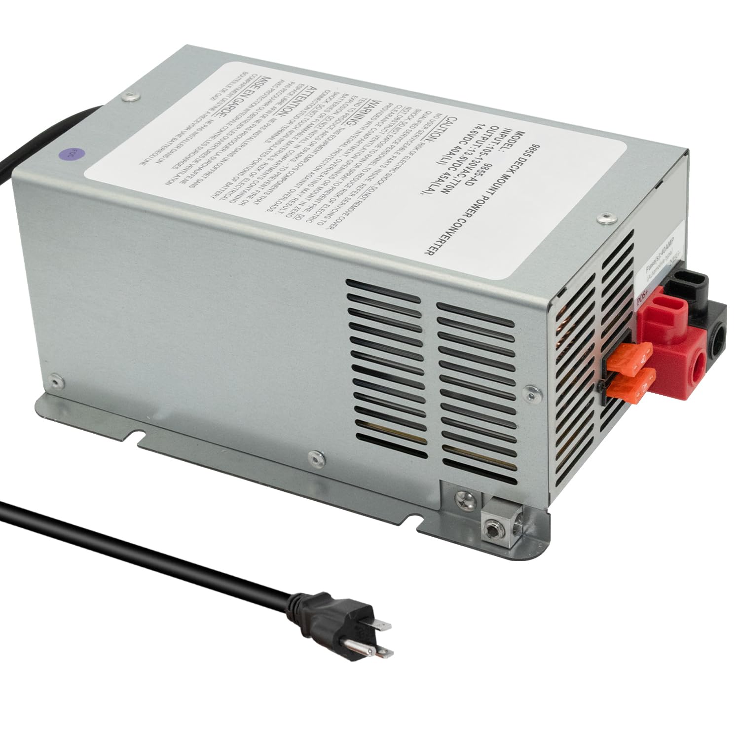 9855-AD Deck Mount Converter Replacement for RV Trailer Camper 9800 Series (55amp)