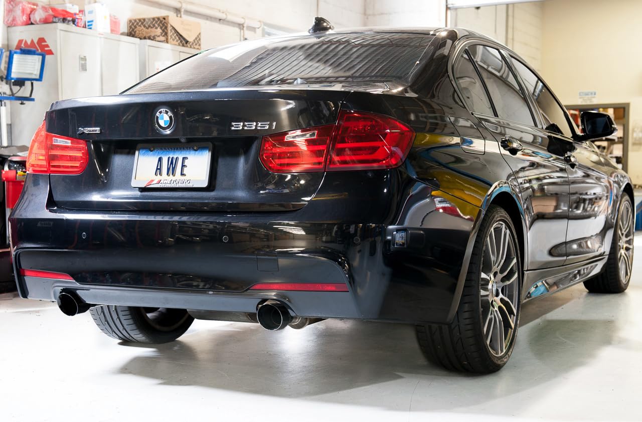Awe Tuning Bmw F3X 335I/435I Touring Edition Axle-Back Exhaust - Diamond Black Tips (102Mm) - 3010-33030