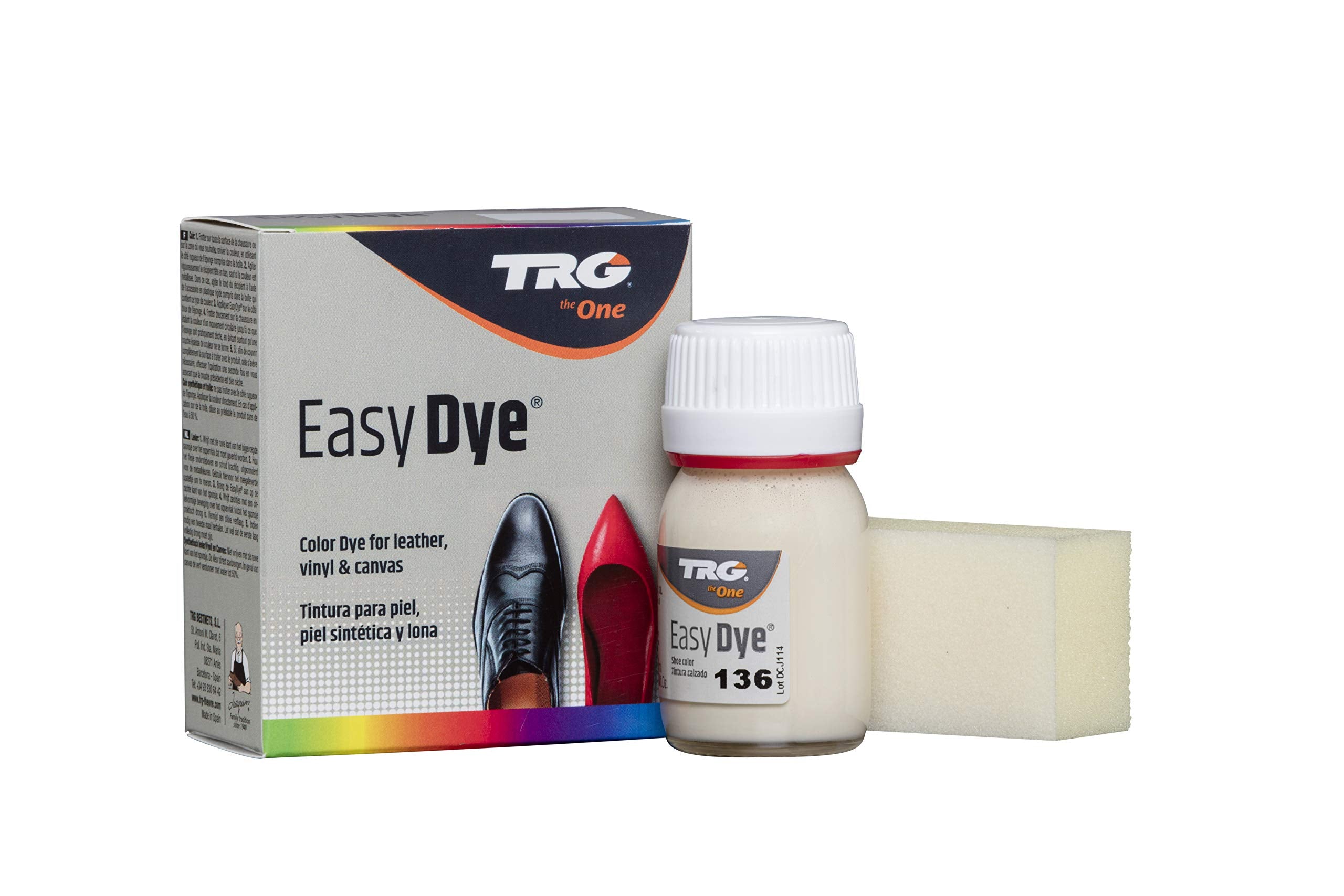 Trg Easy Dye For Leather And Canvas Shoes And Accessories (136 - Ivory)