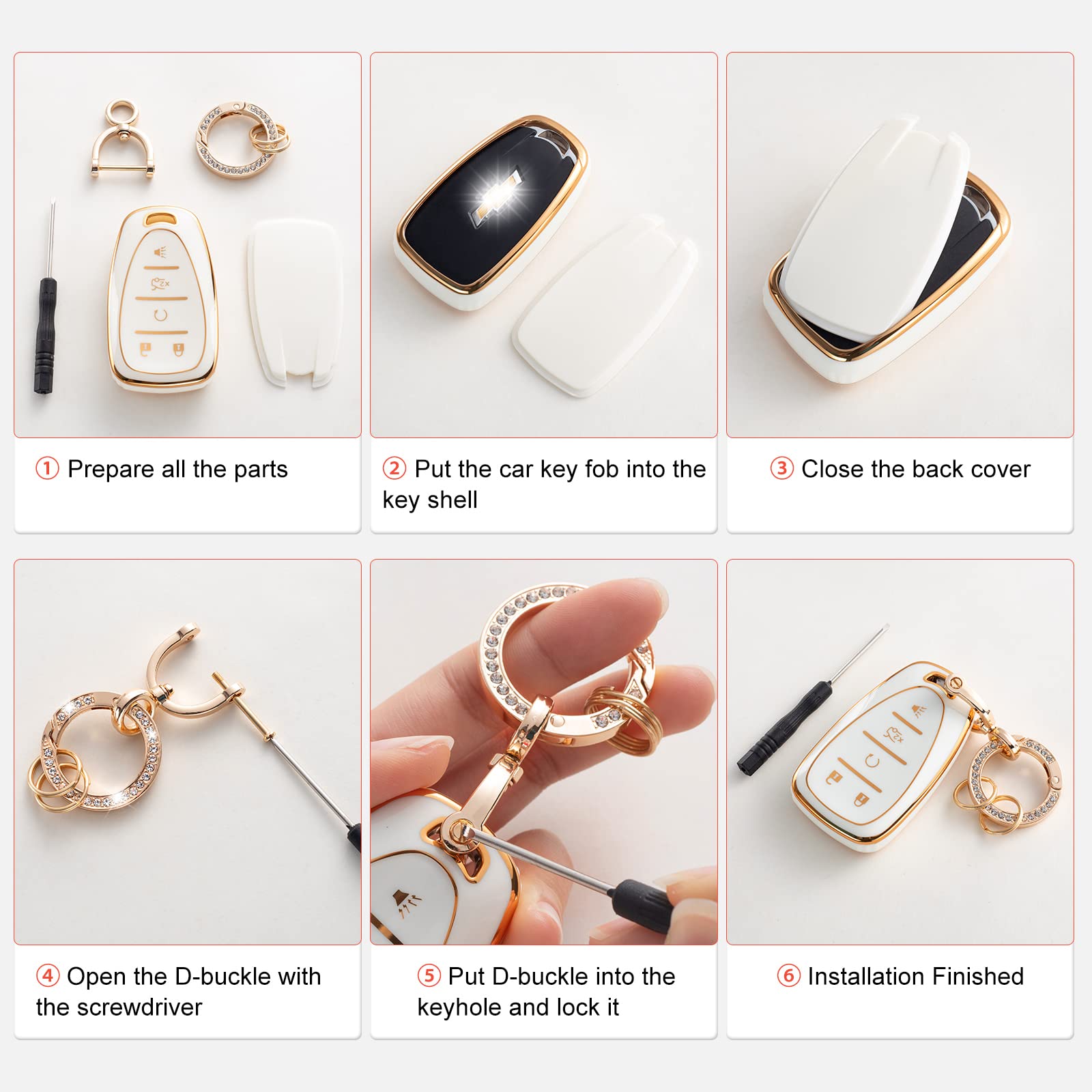 RUABIBAN Key Fob Cover Compatible with Nissan, Soft TPU Key Case Shell Fit for Altima Rogue Sentra Pathfinder Frontier Maxima Ti