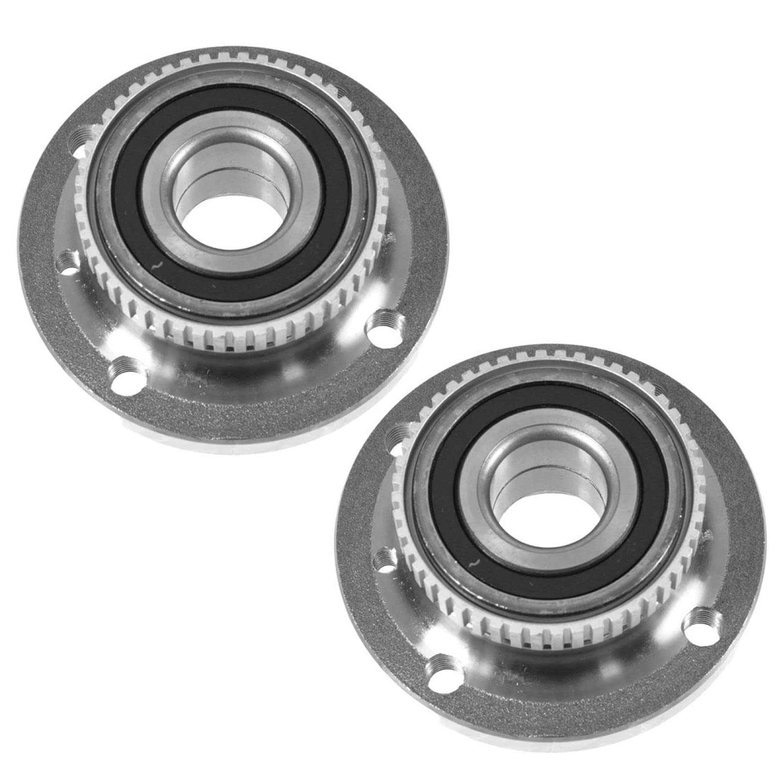 Trq Front Wheel Hub Bearings Assembly Set Compatible With 1984-1991 Bmw 318I 1991 318Is 1986-1988 325 1984-1987 325E 1986-1987 3