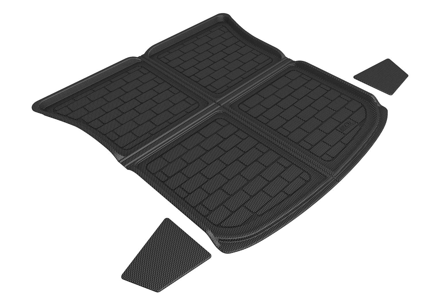 3D Maxpider Custom Fit Kagu Cargo Liner (Black) Compatible With Tesla Model Y 5 Seat 2020-2024 - Cargo Liner.